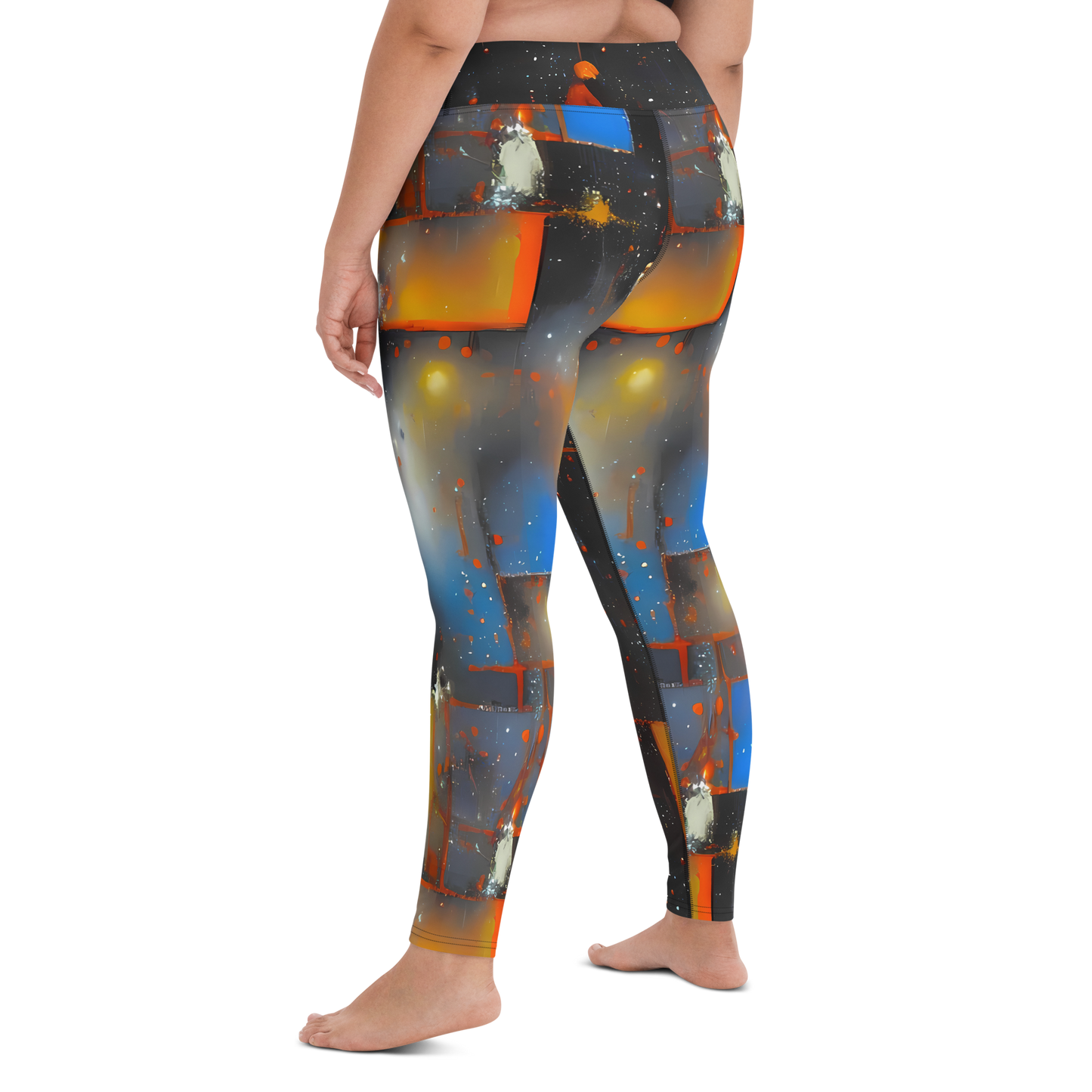 Yoga Leggings - Monet's Matrix