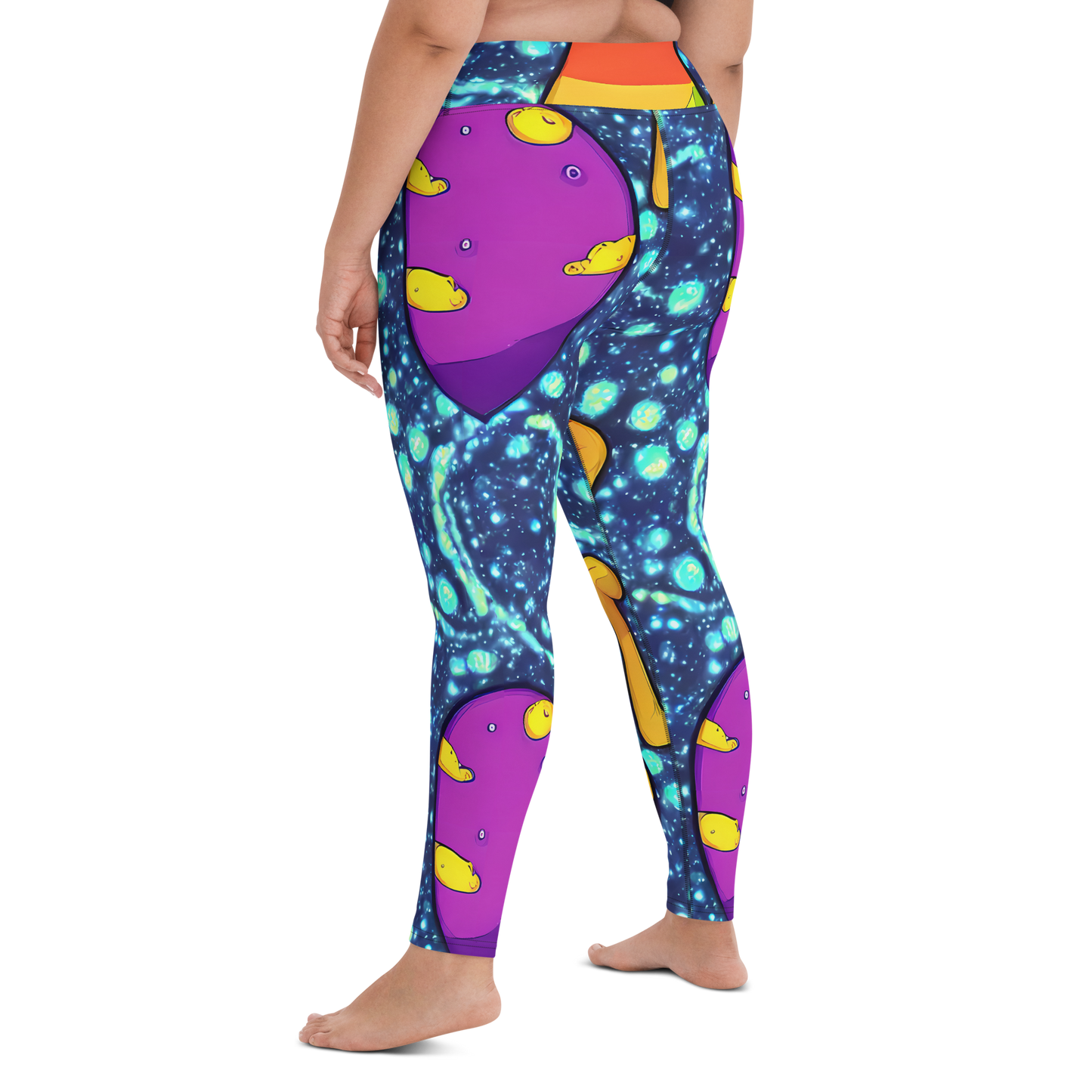 Yoga Leggings - Cosmic Siblings