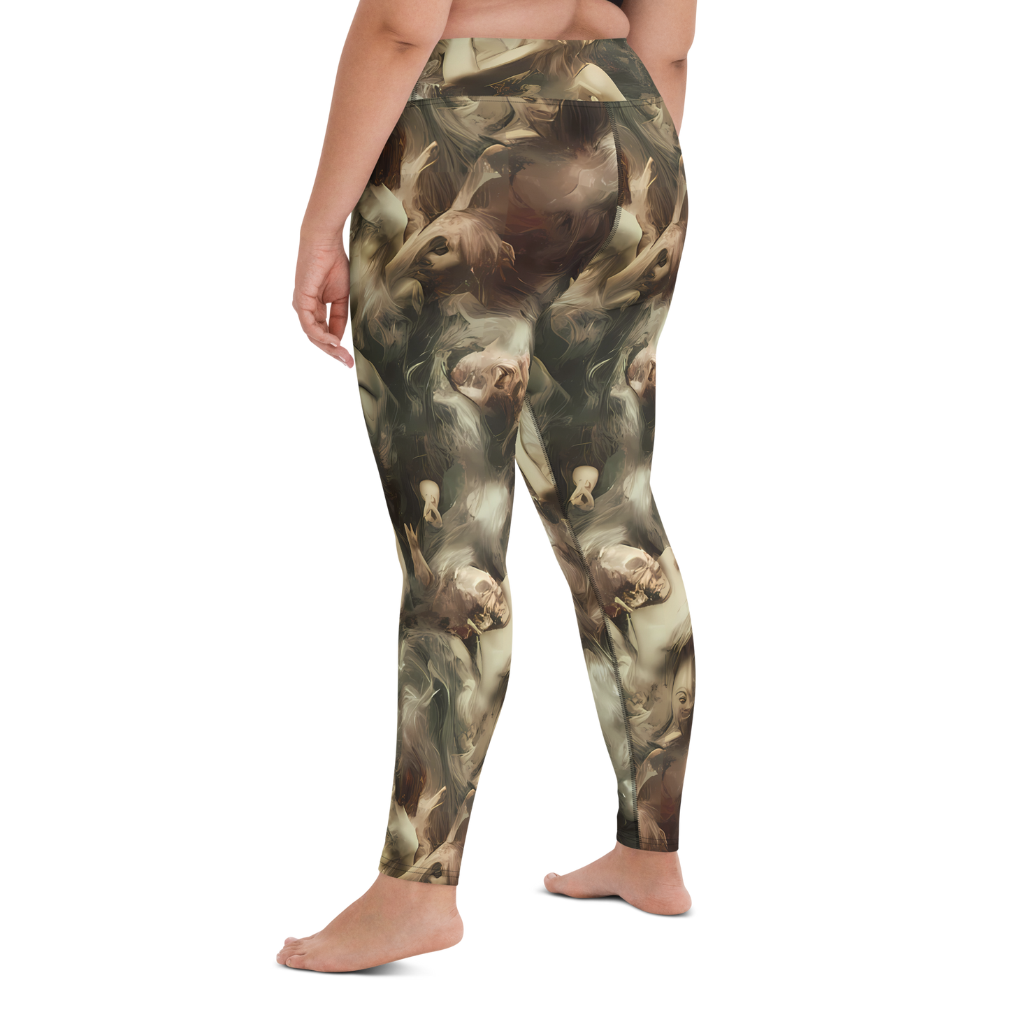 Yoga Leggings - Ceramic Swirl