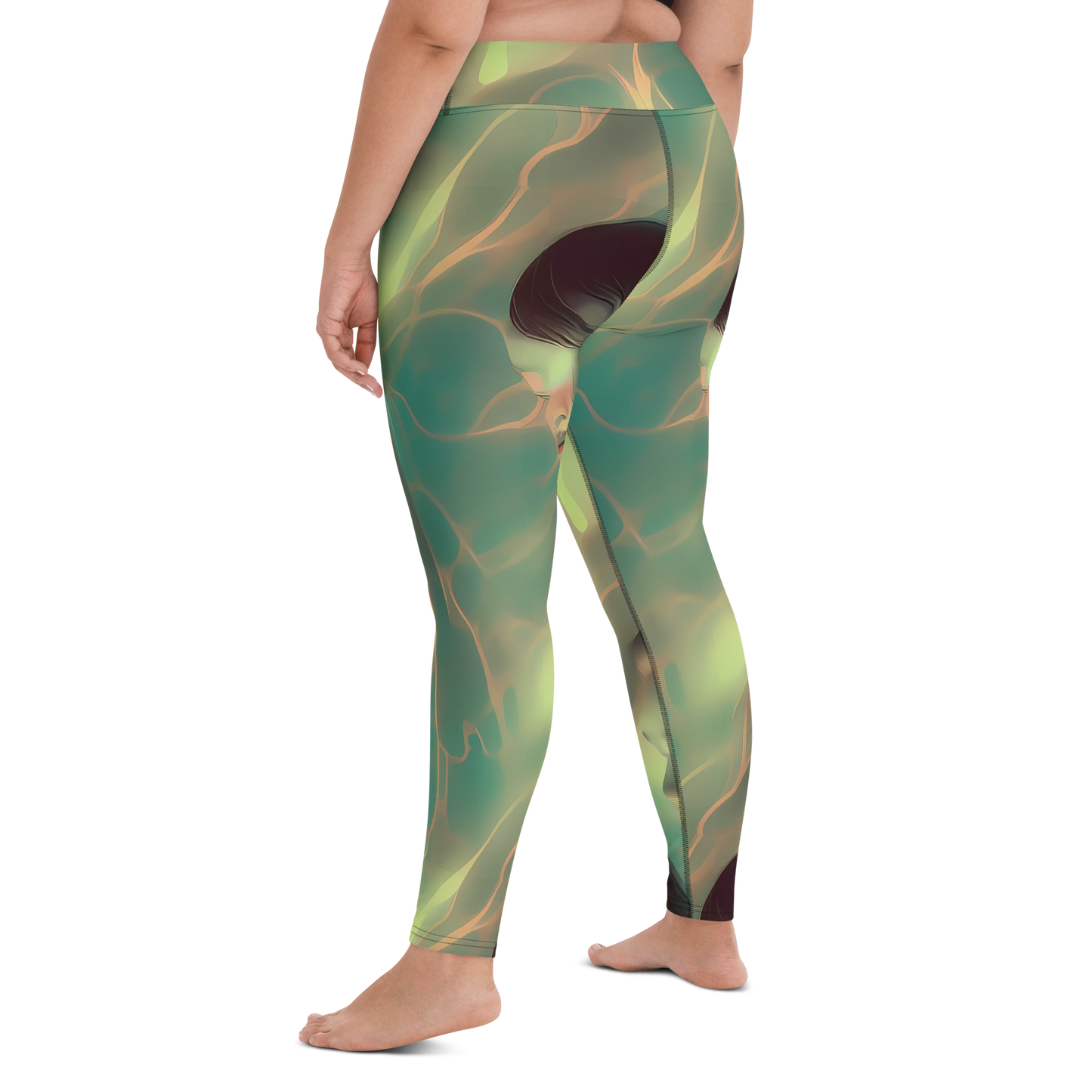 Yoga Leggings - Spectral Whisper