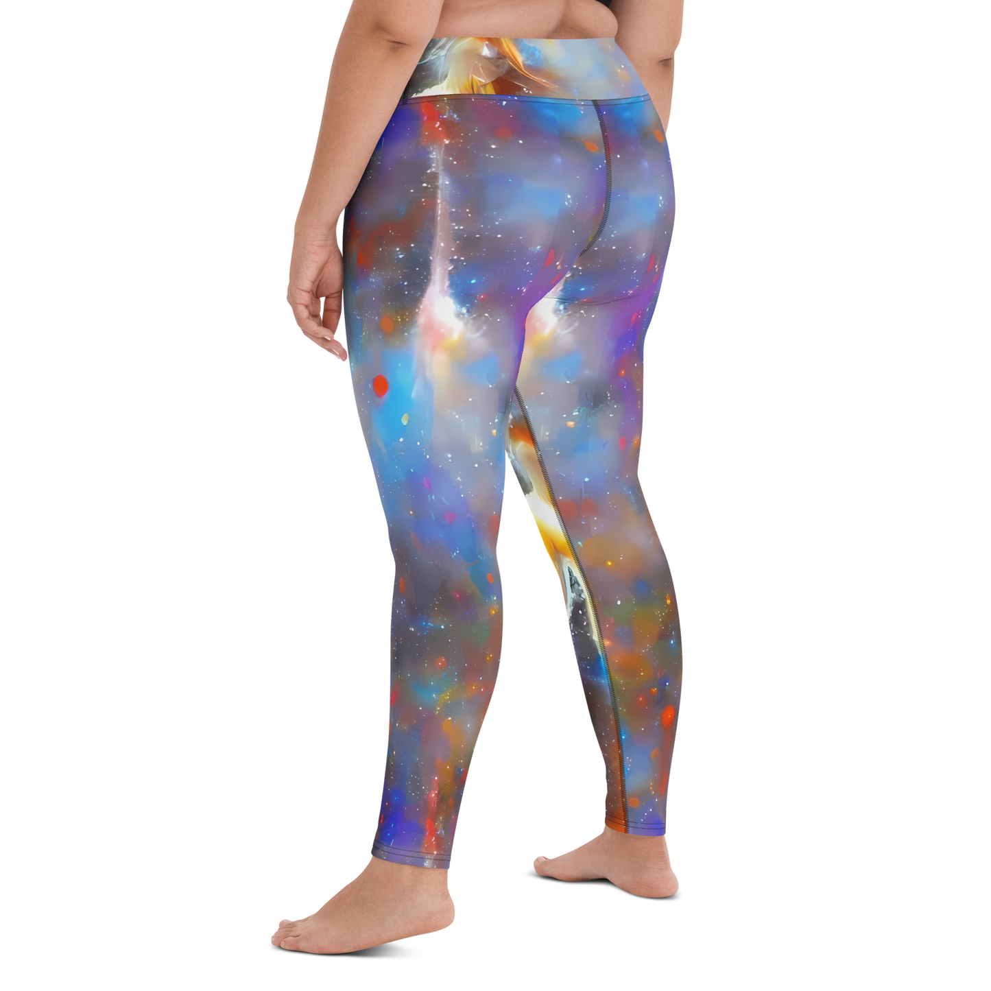 Yoga Leggings - Impressionist Drift