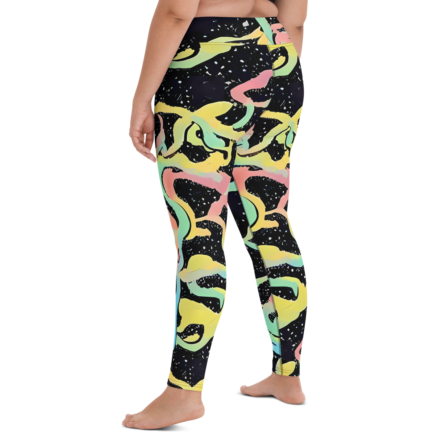 Yoga Leggings - Mcguire Wavelength