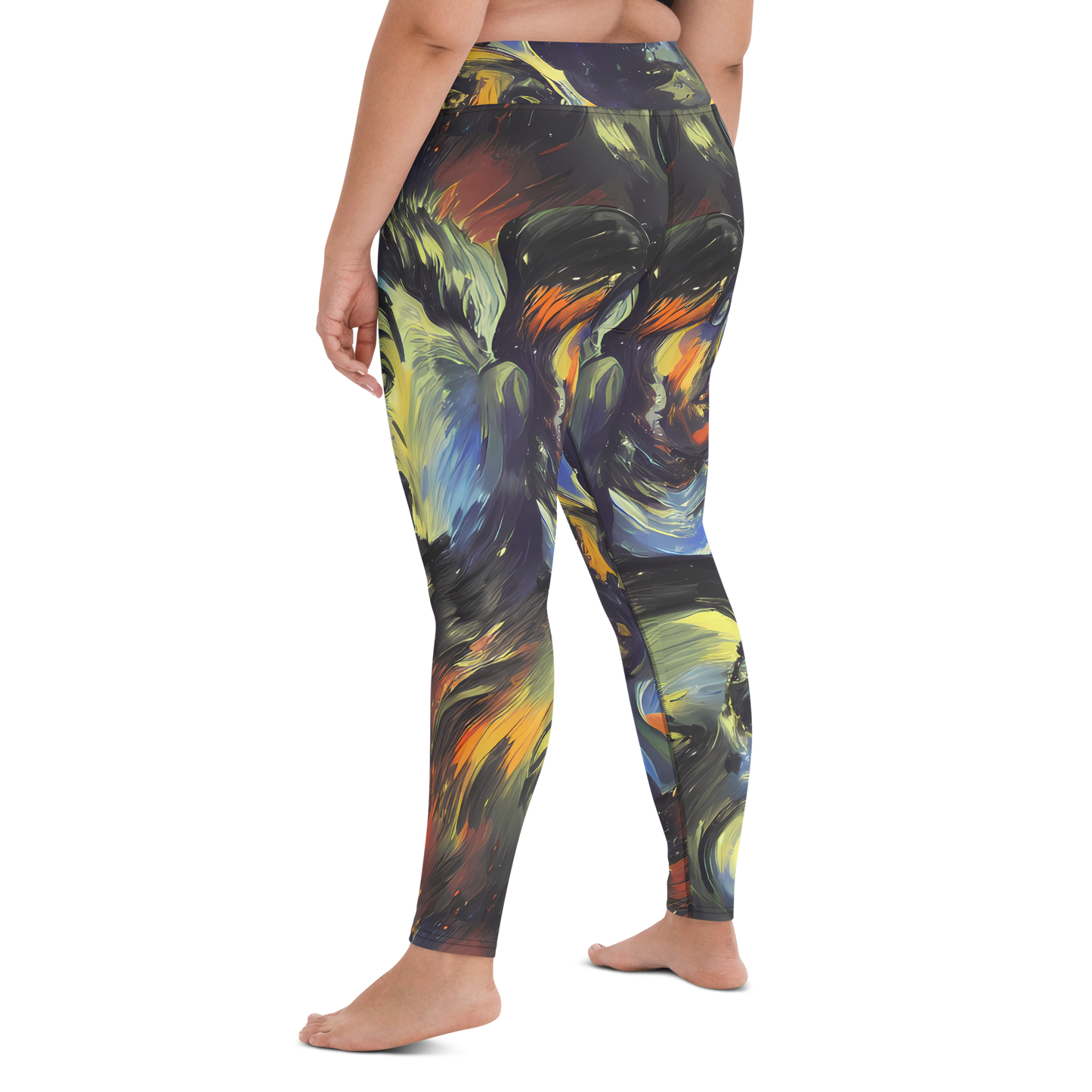 Yoga Leggings - Cosmic Visages