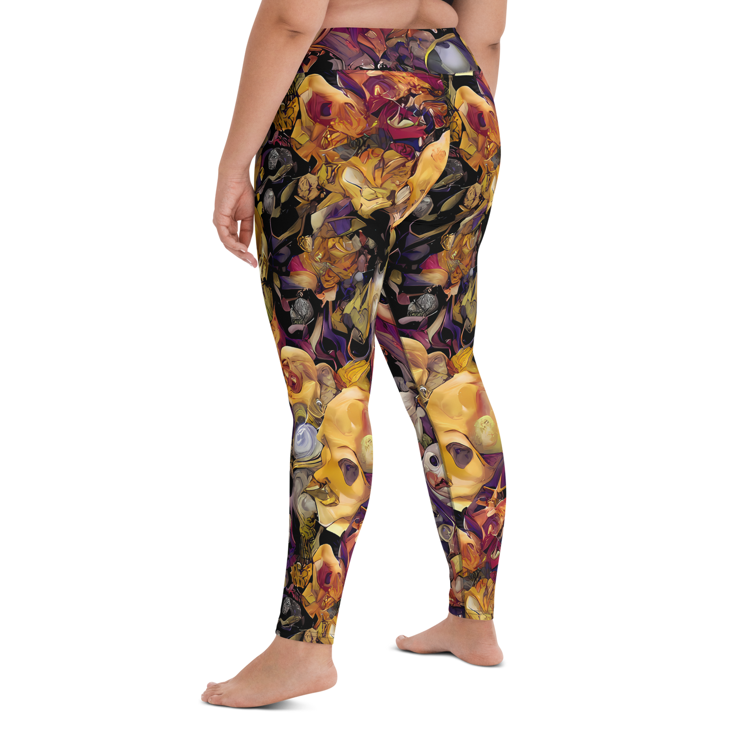 Yoga Leggings - Arcimboldo Abundance