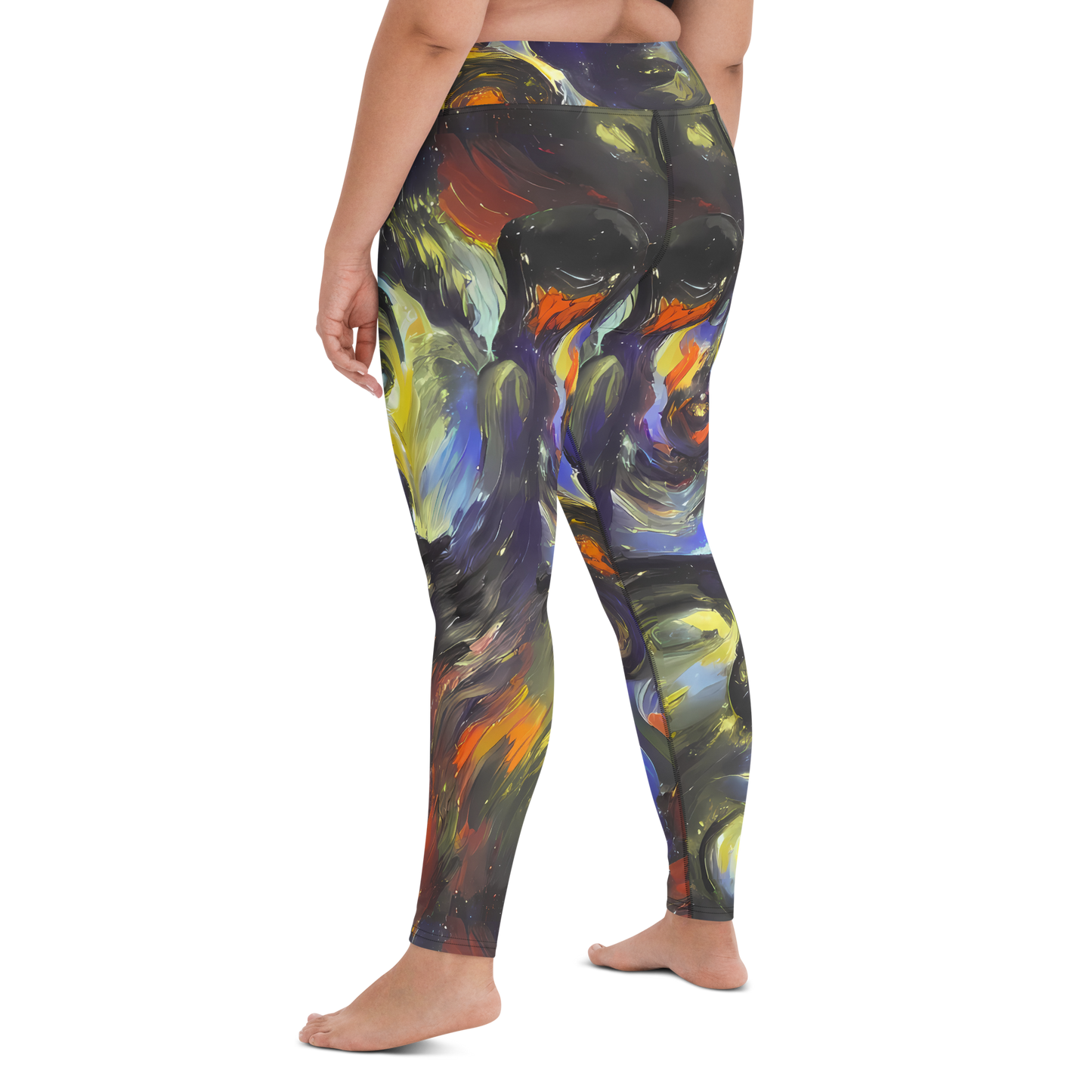 Yoga Leggings - Corinthian Gaze