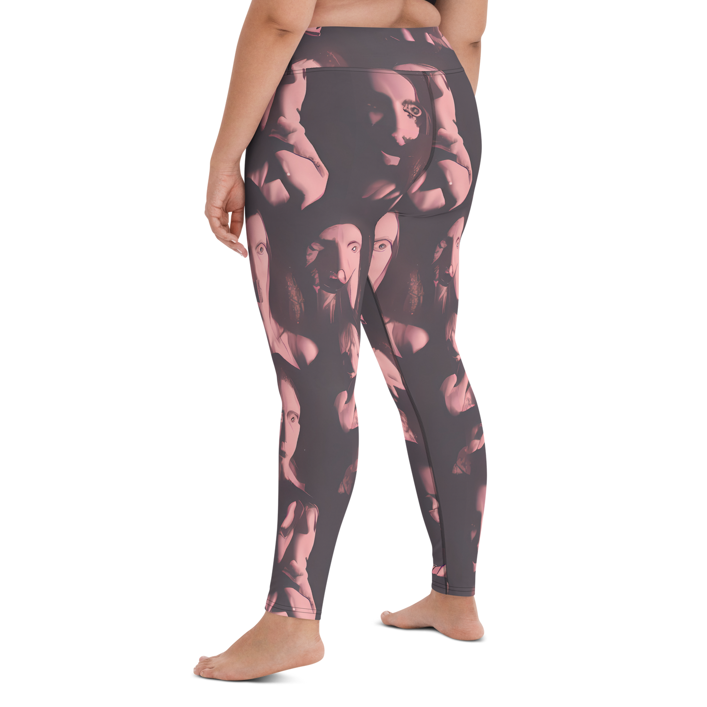 Yoga Leggings - Portrait Whispers