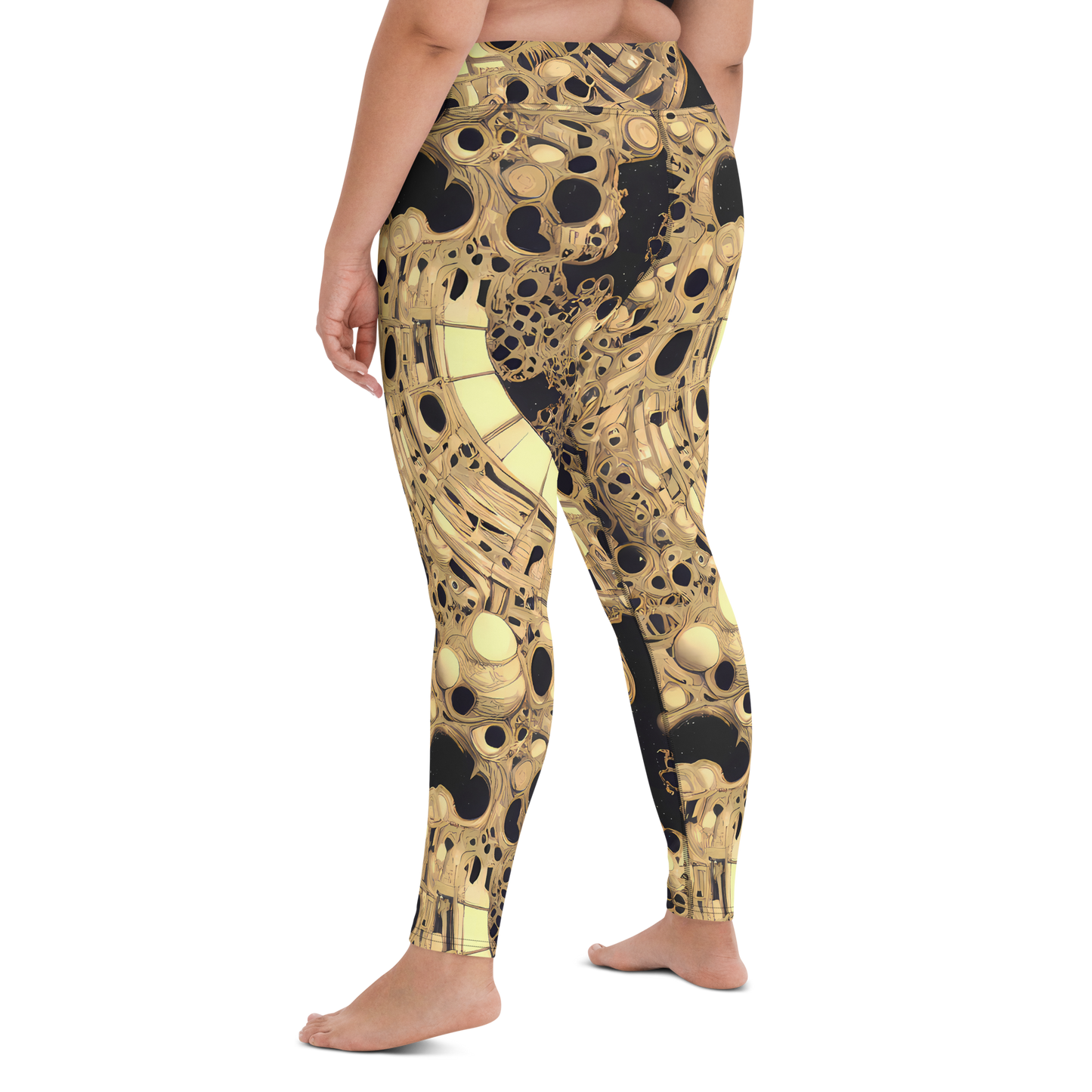 Yoga Leggings - Baroque Orbit