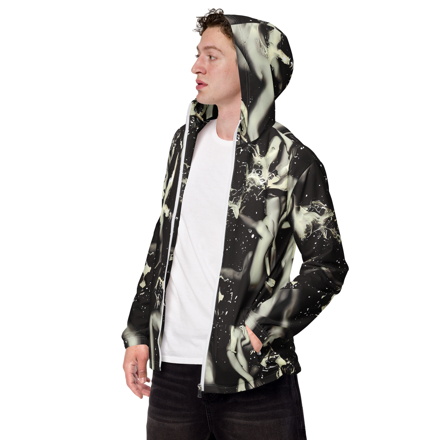 Men's Windbreaker - Newton's Silhouette