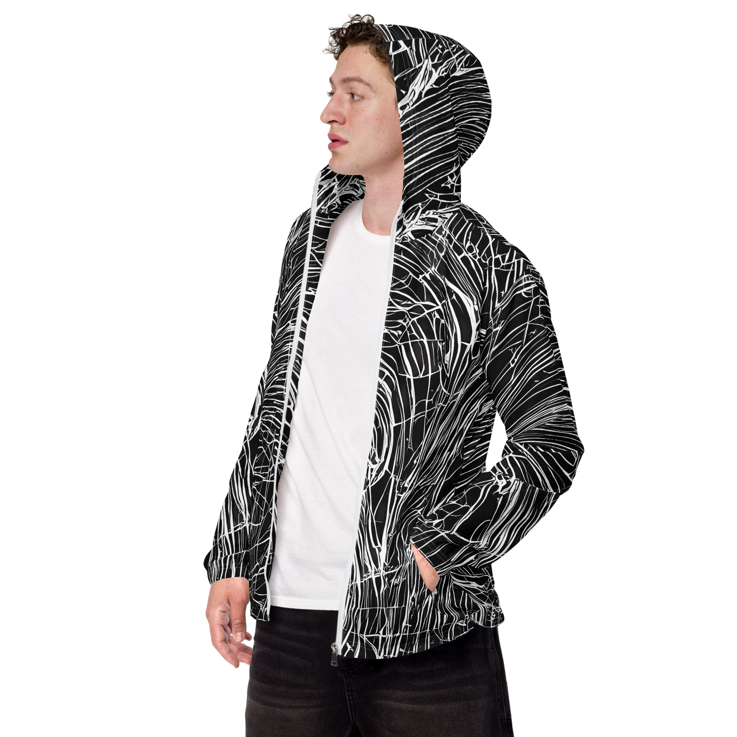 Men's Windbreaker - Biomech Spiral