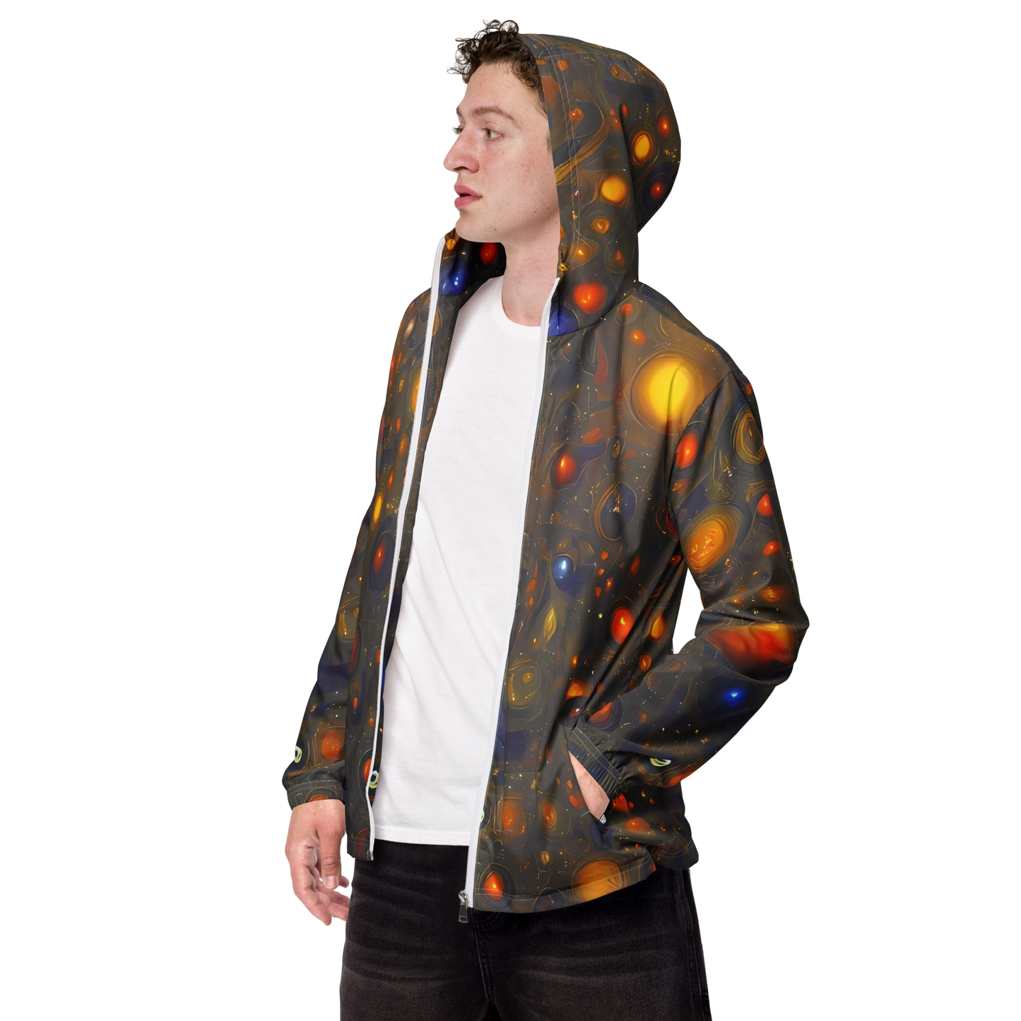 Men's Windbreaker - Chromal Flux