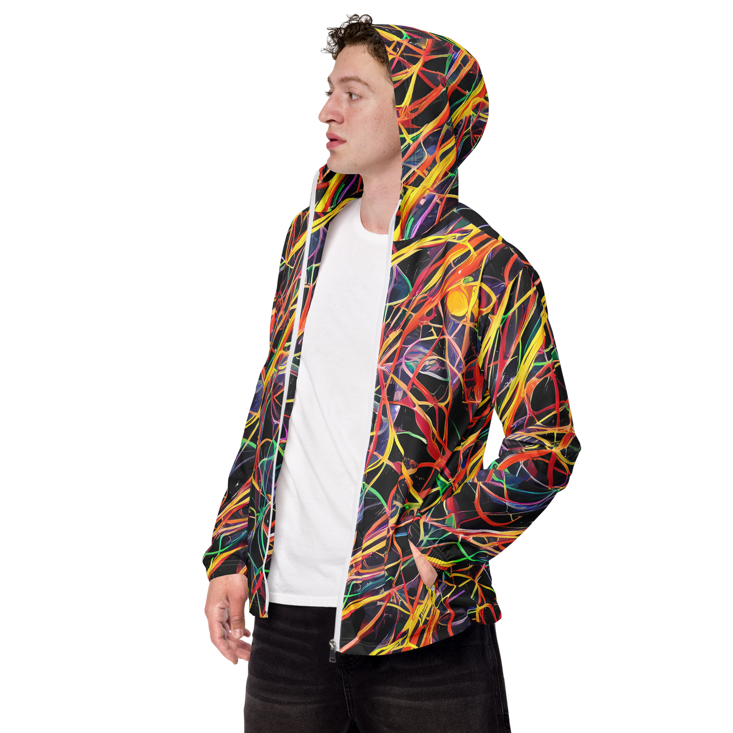 Men's Windbreaker - Acconci Twirl