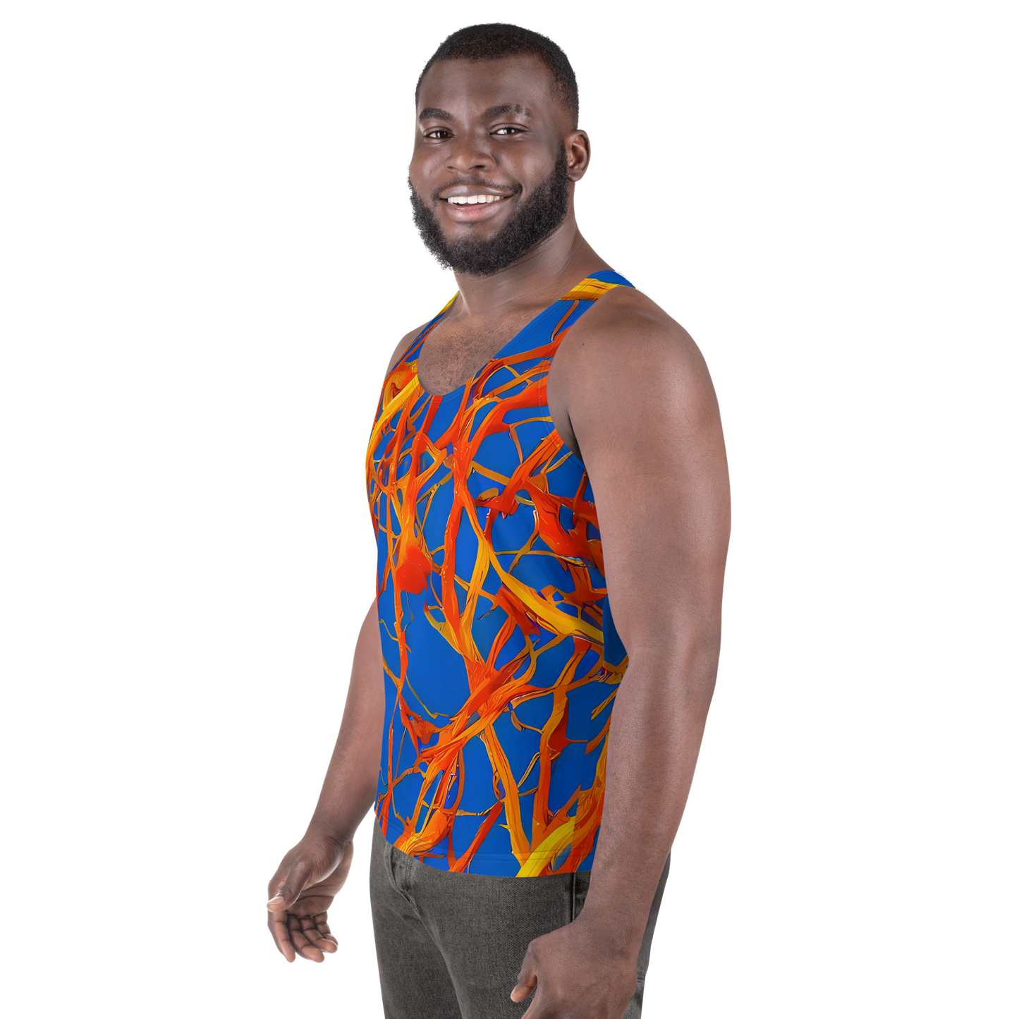 Men's Tank Top - Vivid Plexus