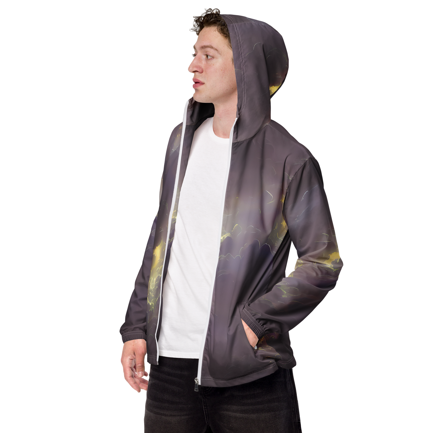 Men's Windbreaker - Stormy Muse