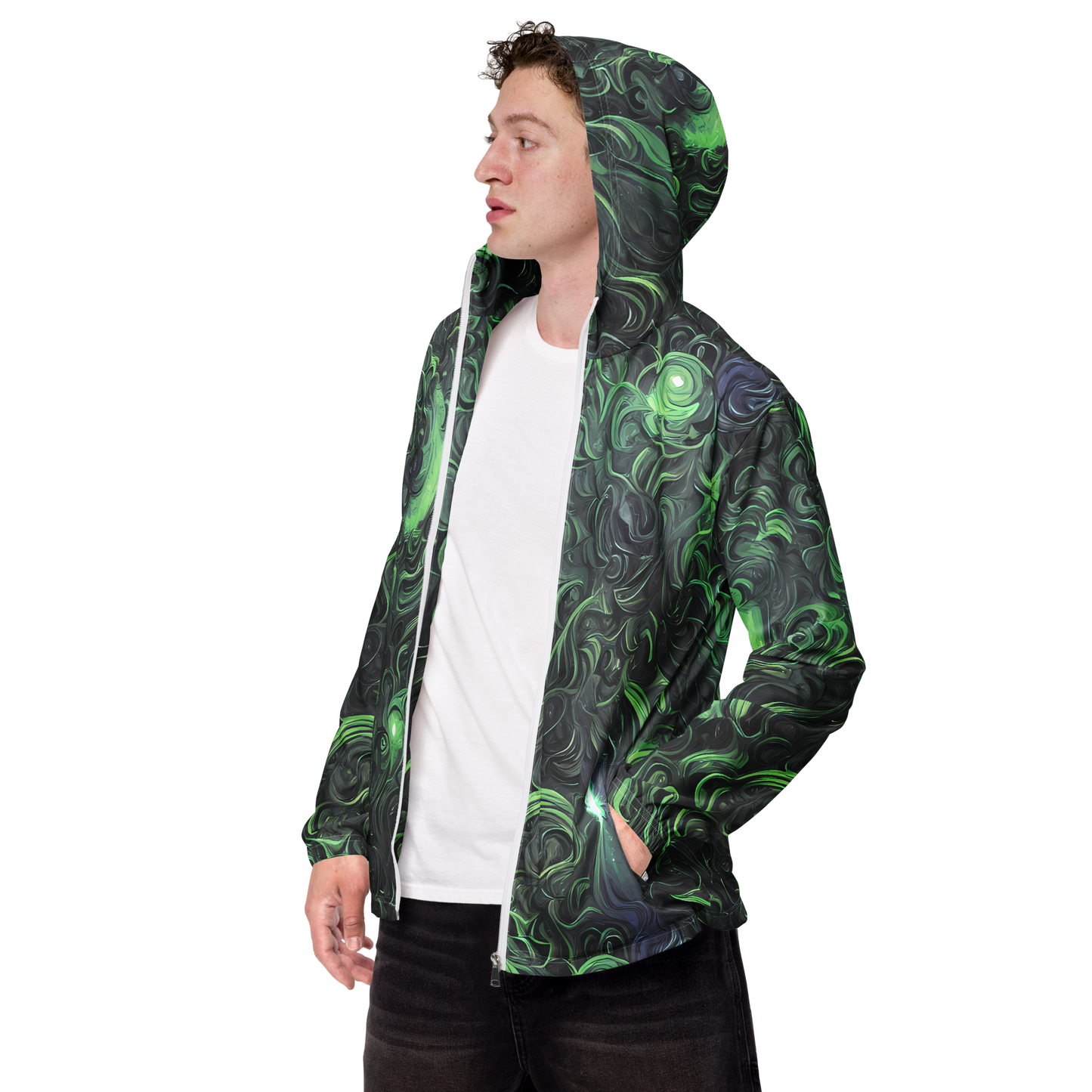 Men's Windbreaker - Savrasov Swirls
