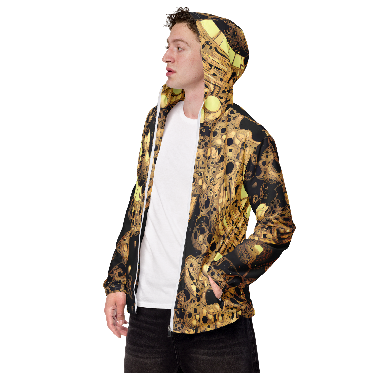 Men's Windbreaker - Baroque Orbit