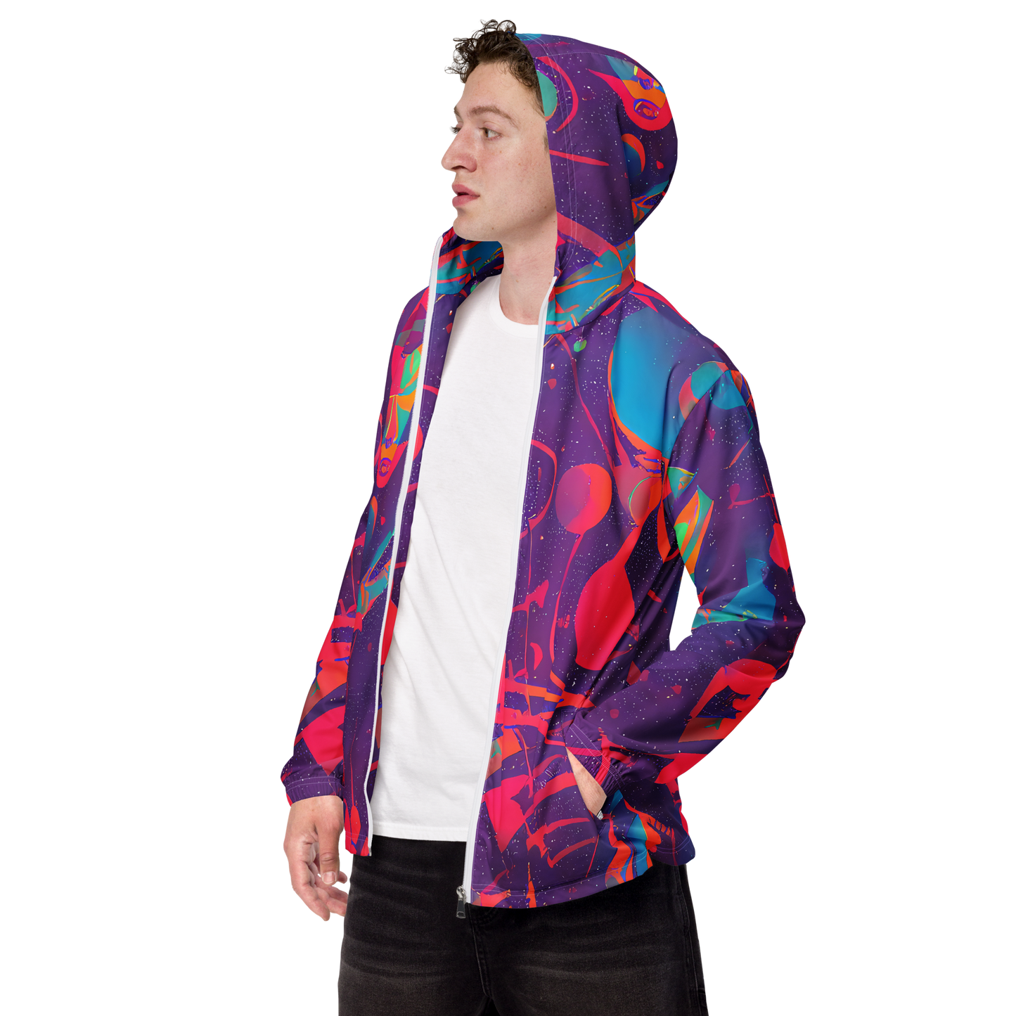Men's Windbreaker - Spheric Rhapsody