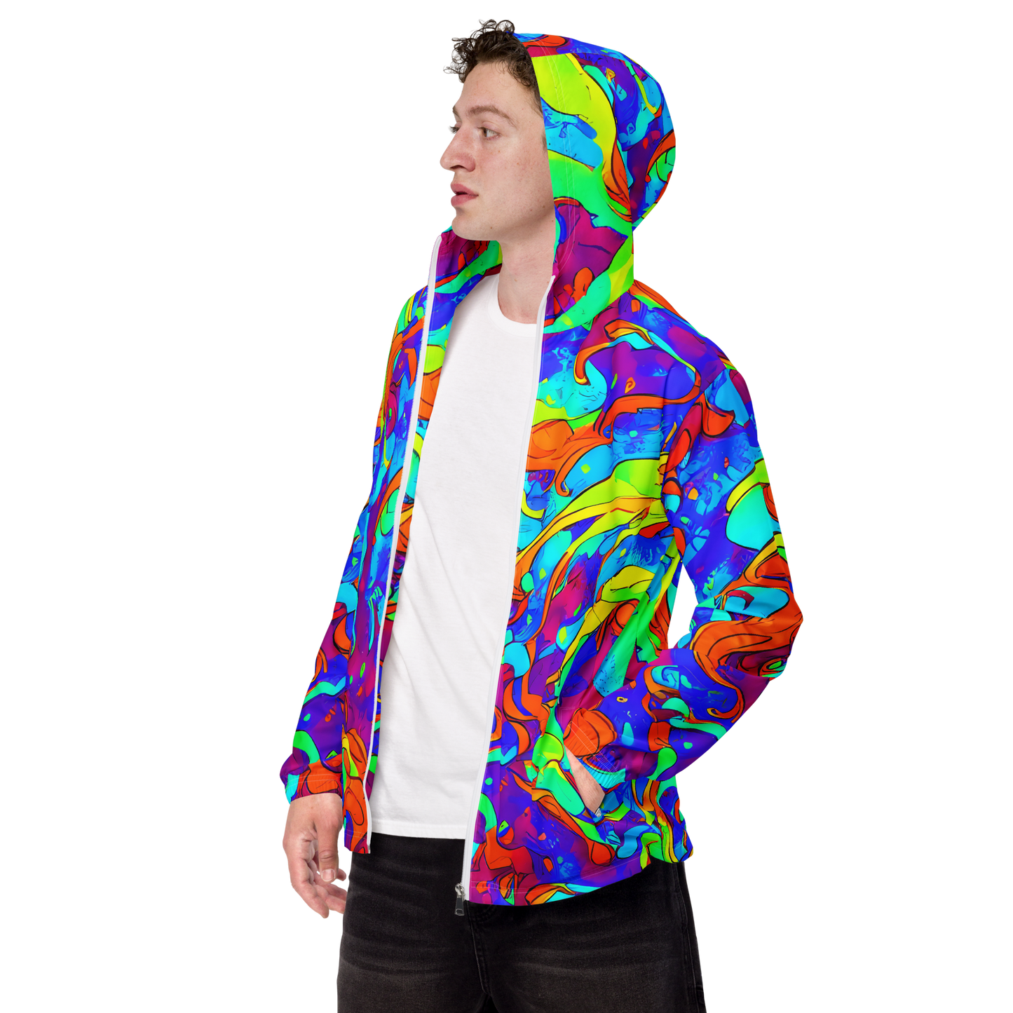 Men's Windbreaker - Roset Rapture
