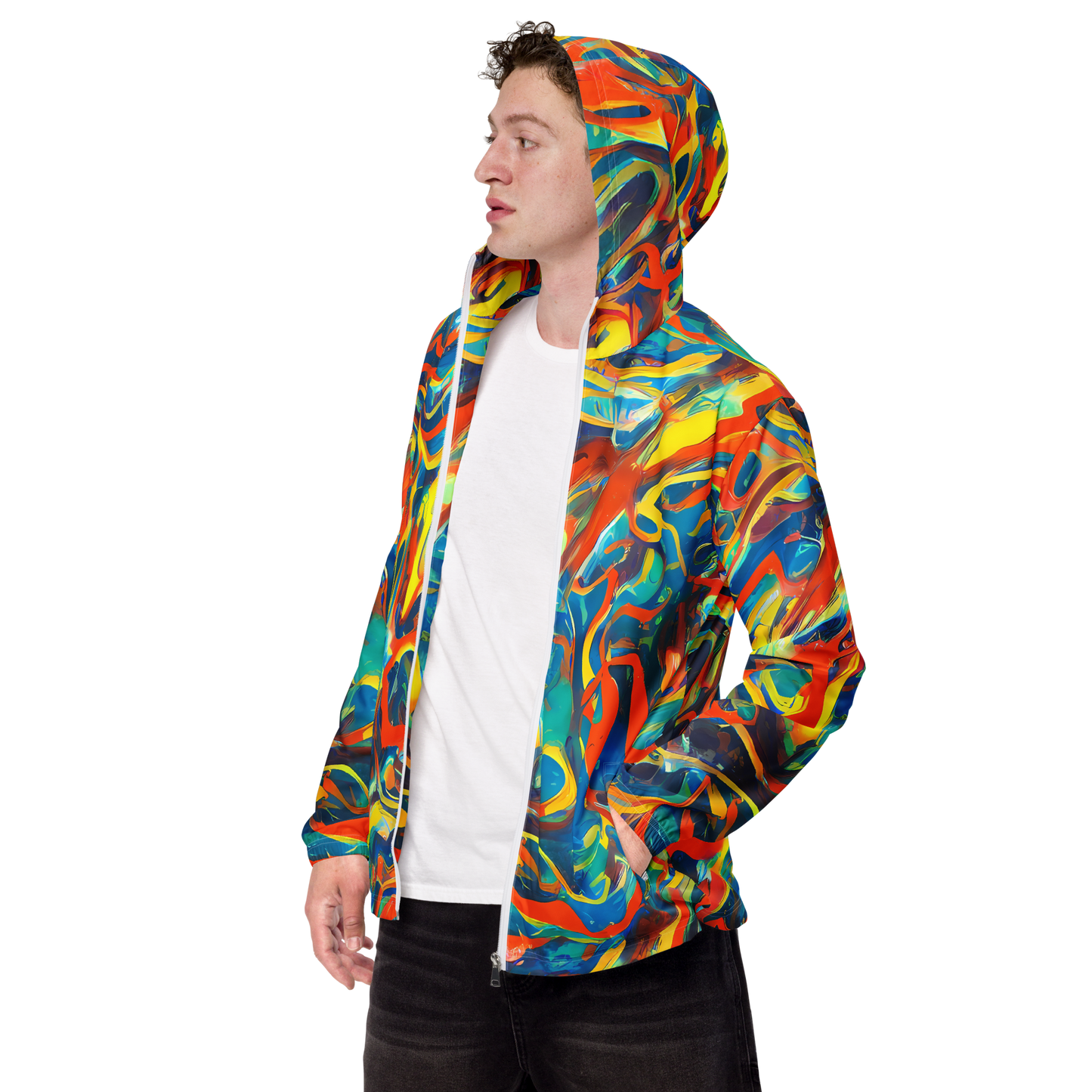 Men's Windbreaker - Chromatic Fusion