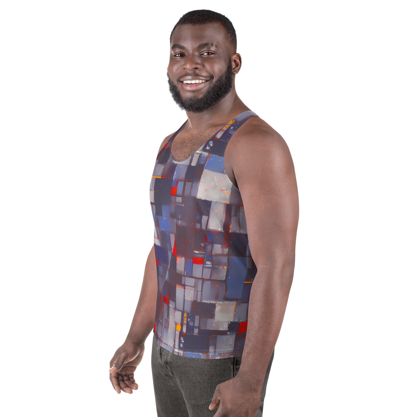 Men's Tank Top - Cubist Rhythm