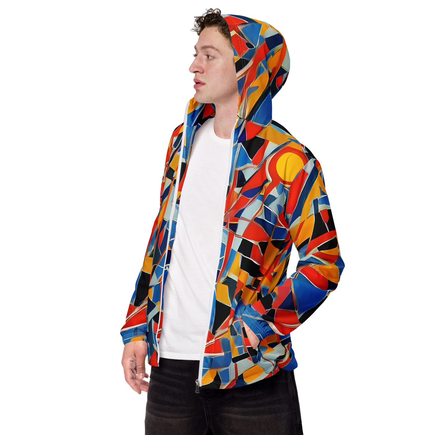 Men's Windbreaker - Abstract Mingle