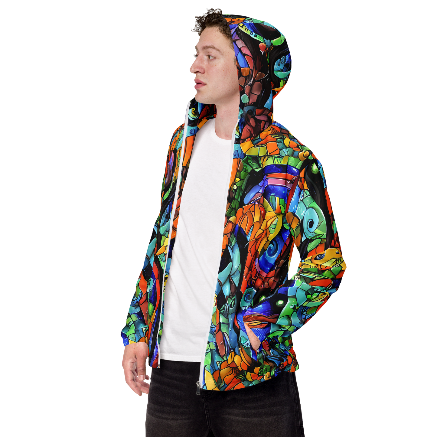 Men's Windbreaker - Cascade Muralista