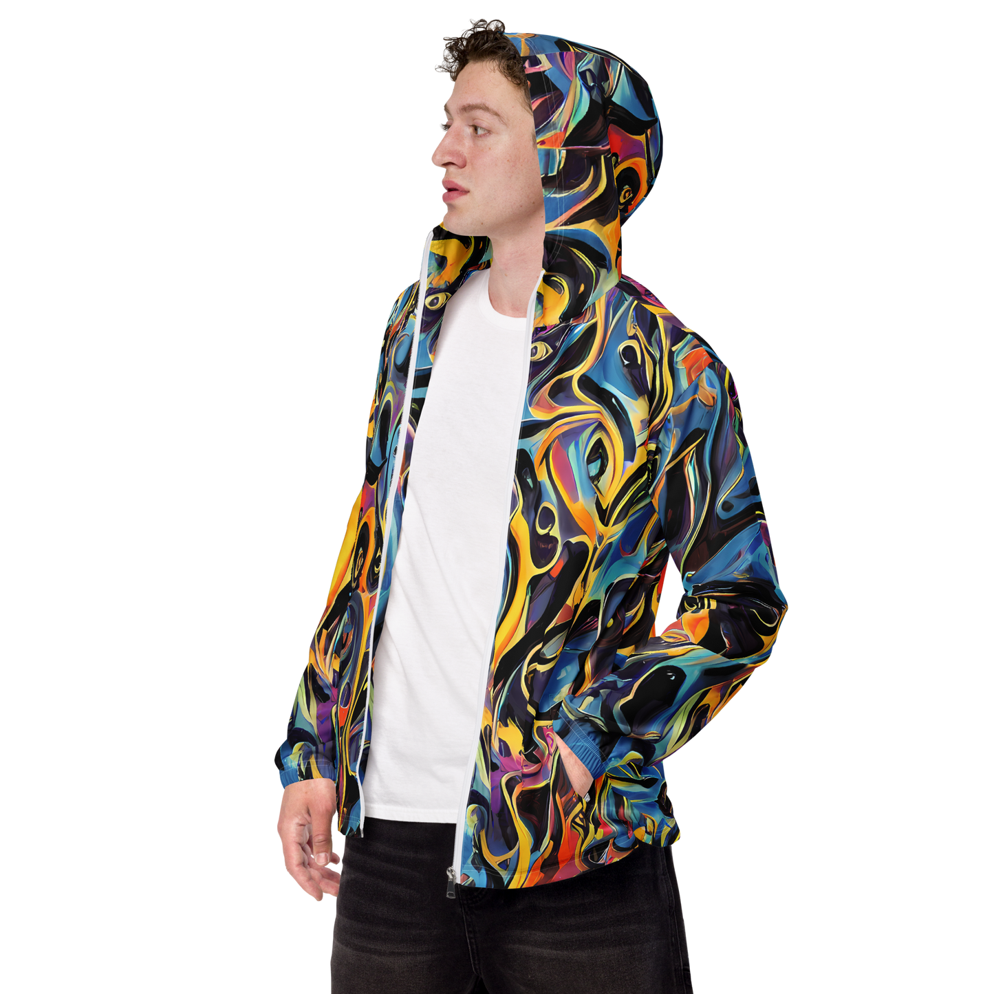 Men's Windbreaker - Newtonian Rhapsody
