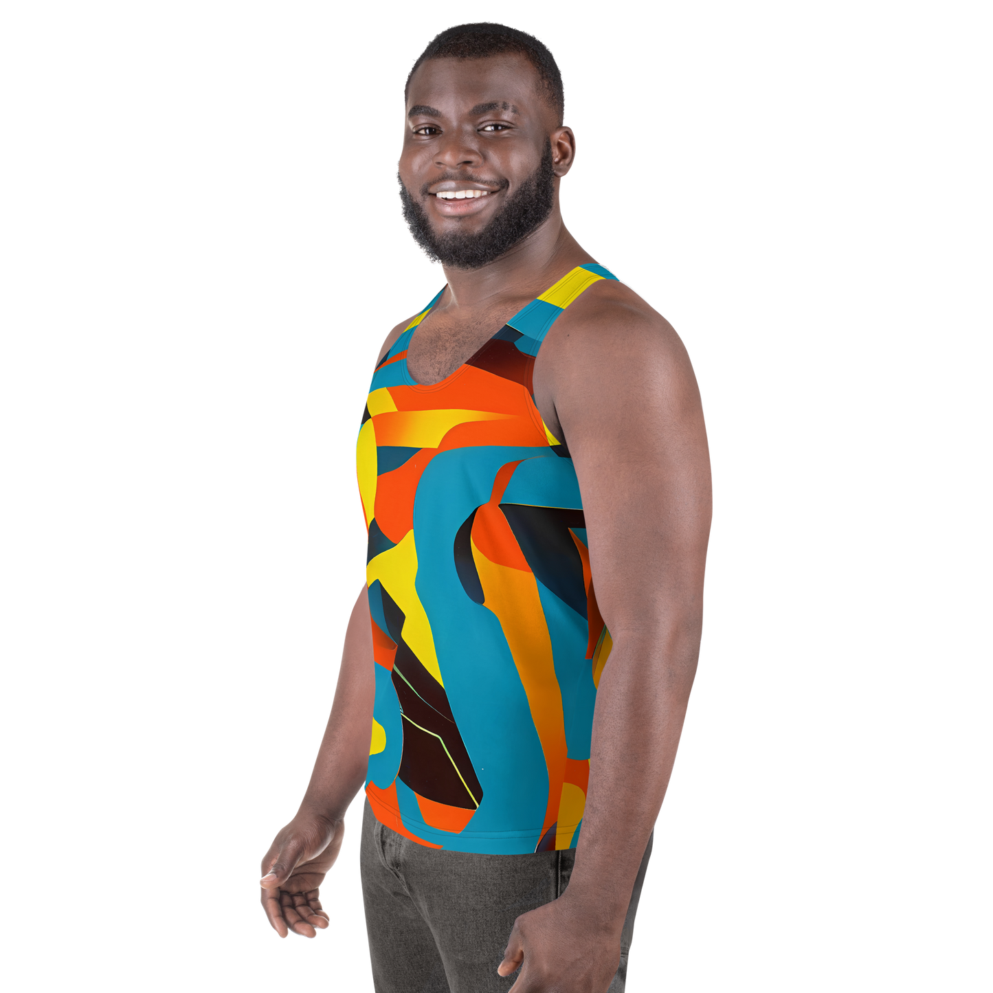 Men's Tank Top - Fragmented Rhapsody