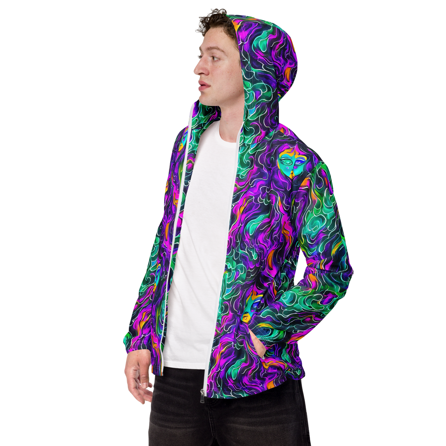 Men's Windbreaker - Vortex Dream
