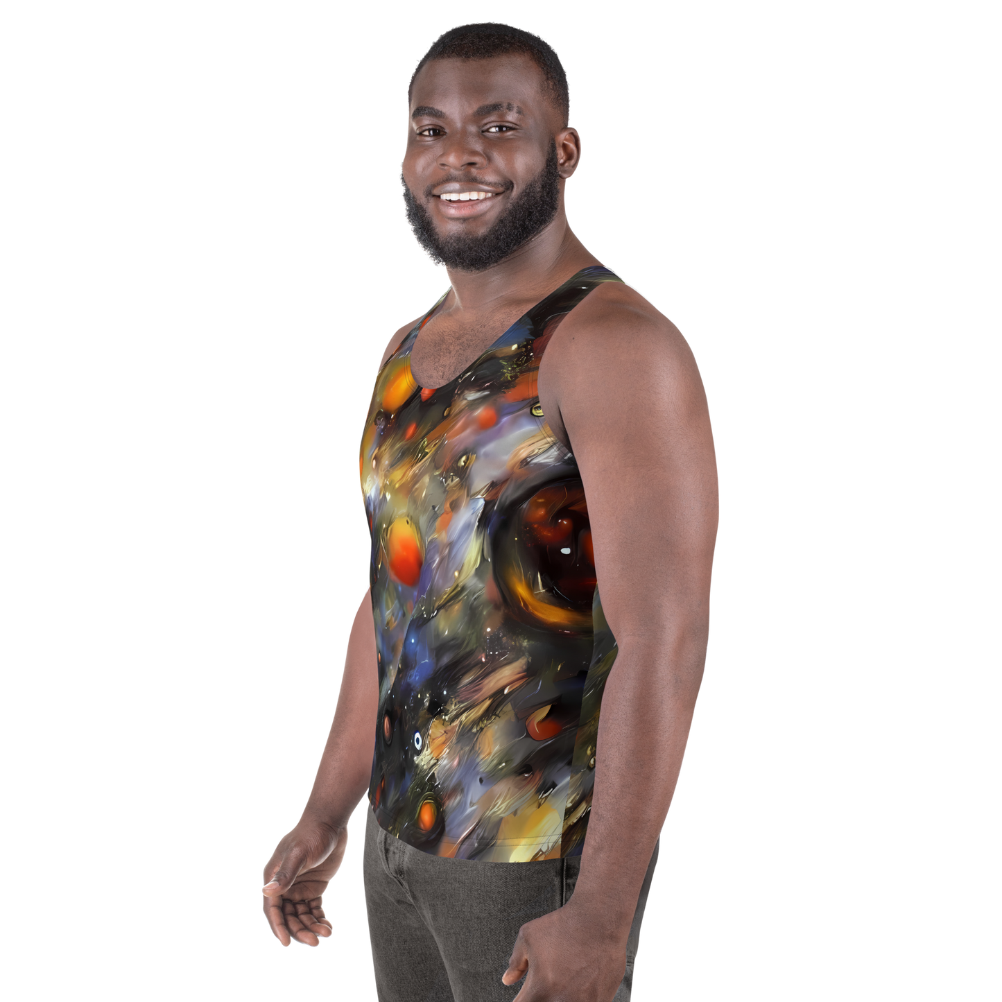 Men's Tank Top - Brushstroke Blaze