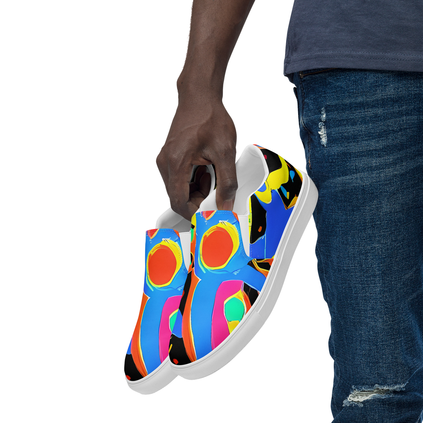 Men's Slip-On Canvas Shoes - Orbit Opus