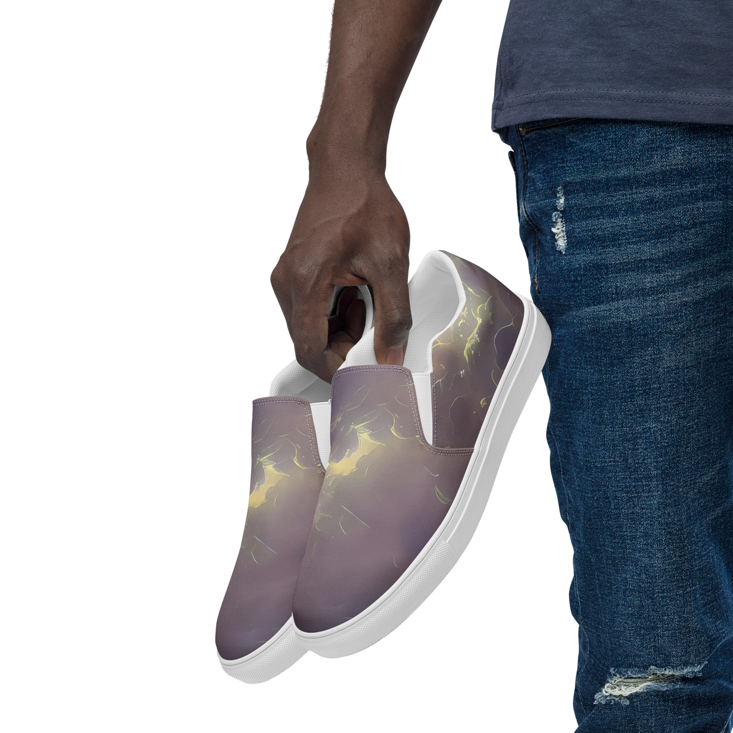 Men's Slip-On Canvas Shoes - Stormy Muse