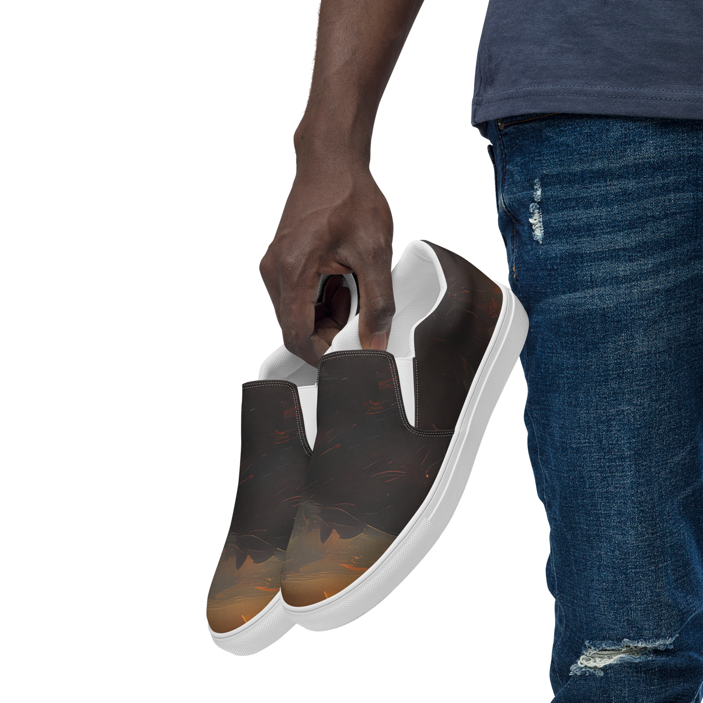 Men's Slip-On Canvas Shoes - Solar Torrent