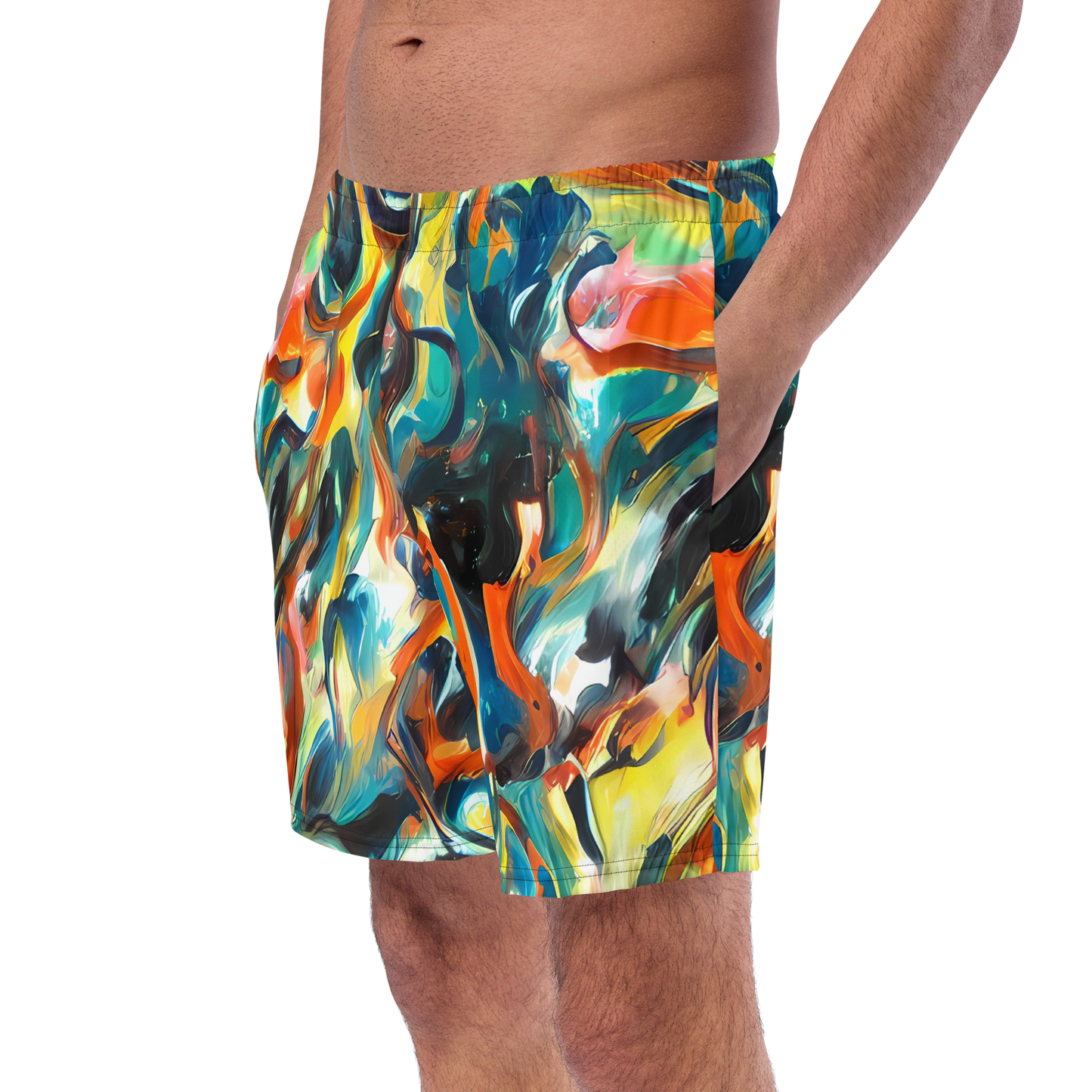 Swim Trunks - Chromatic Vortex