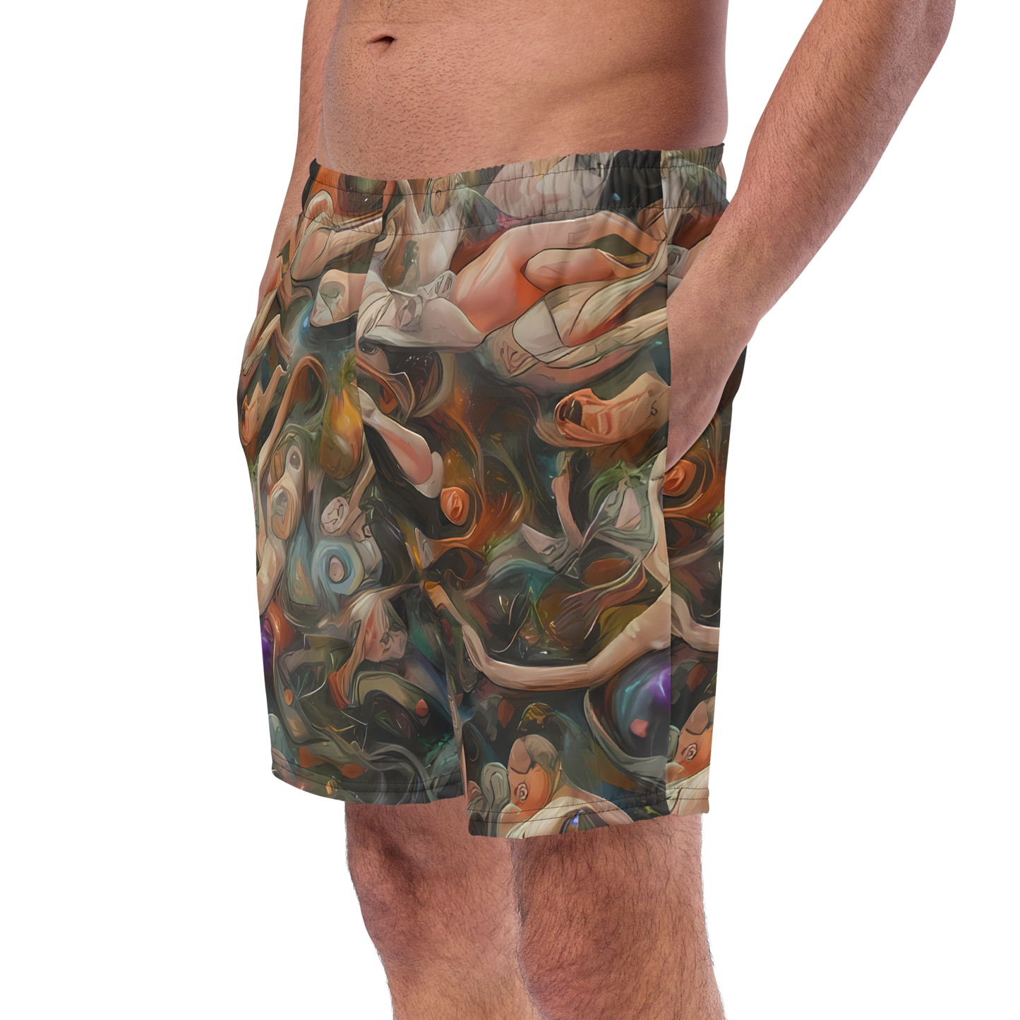 Swim Trunks - Copper Swirl