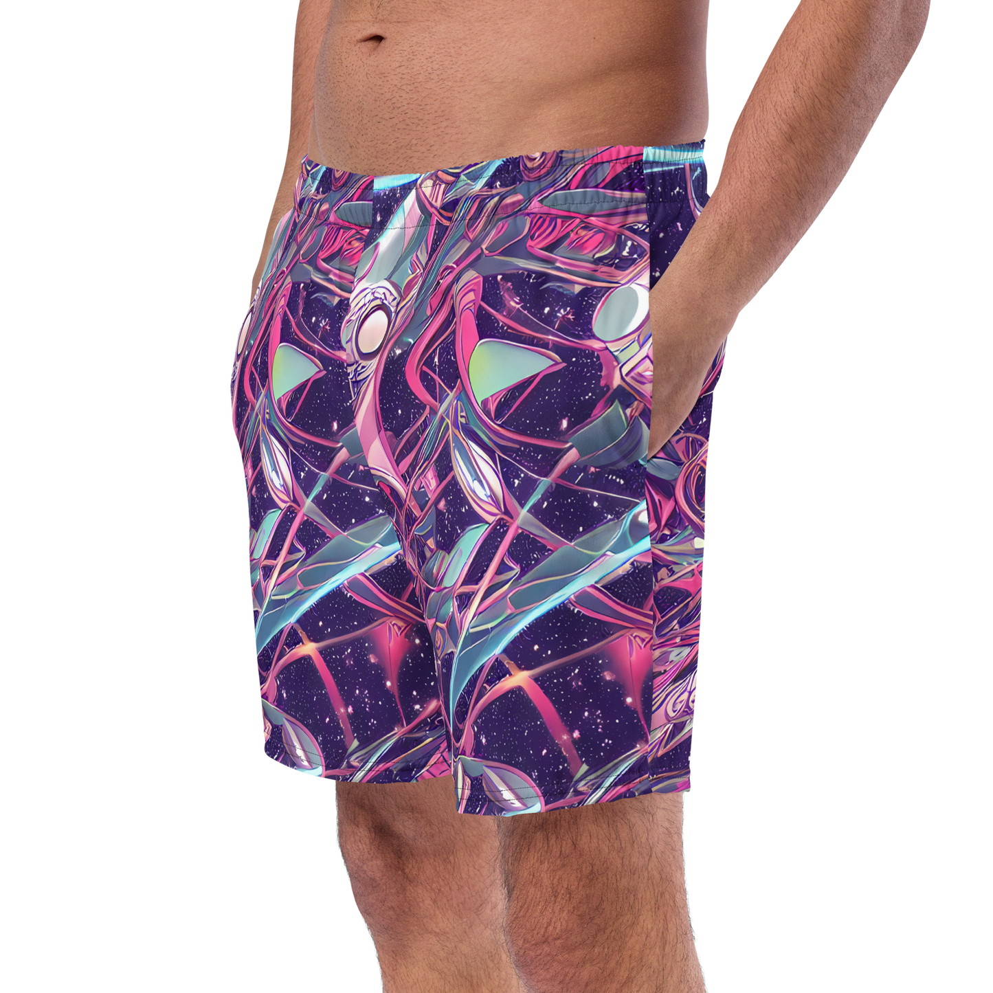 Swim Trunks - Neo-Tokyo Twirl