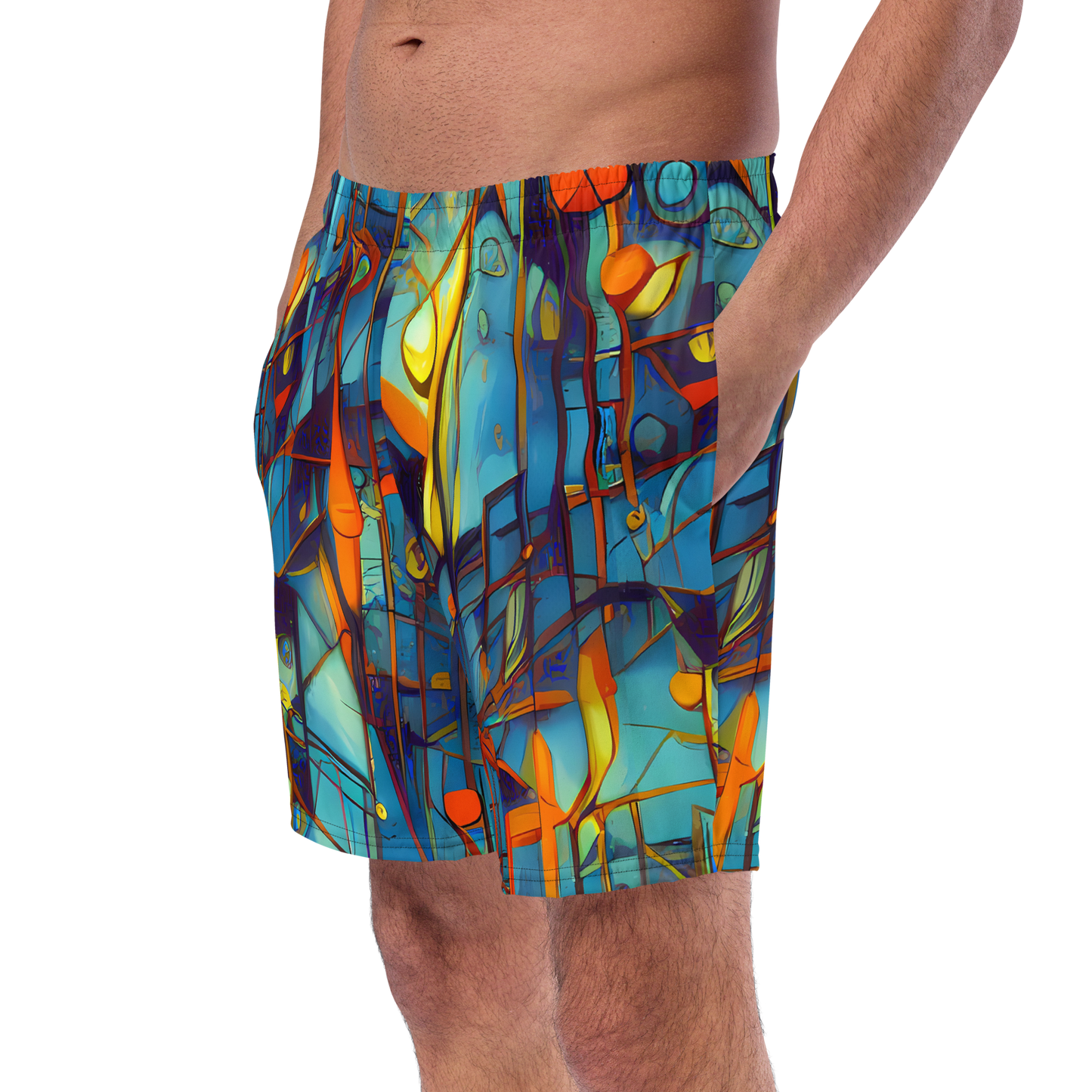 Swim Trunks - Abstract Eddy