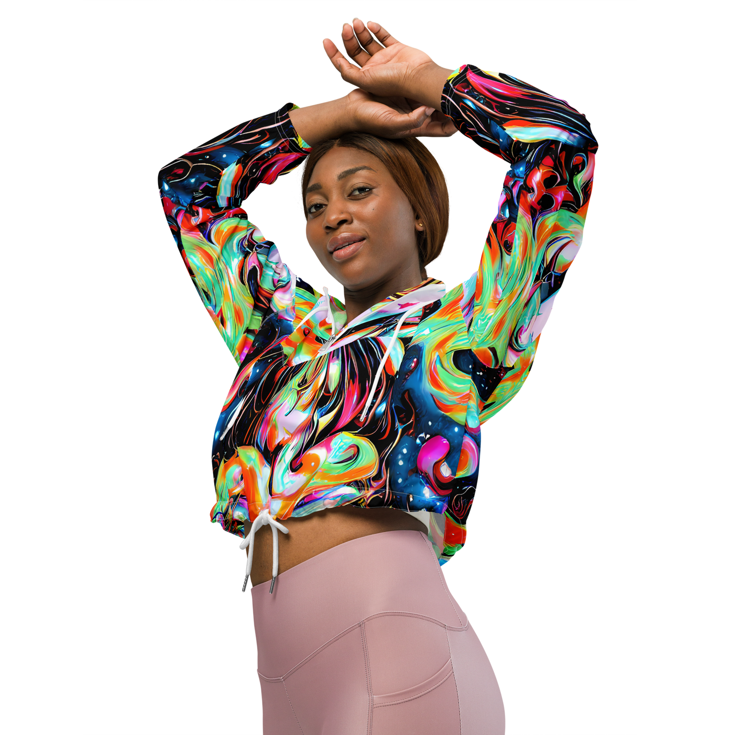 Women's Cropped Windbreaker - Viveros Vortex