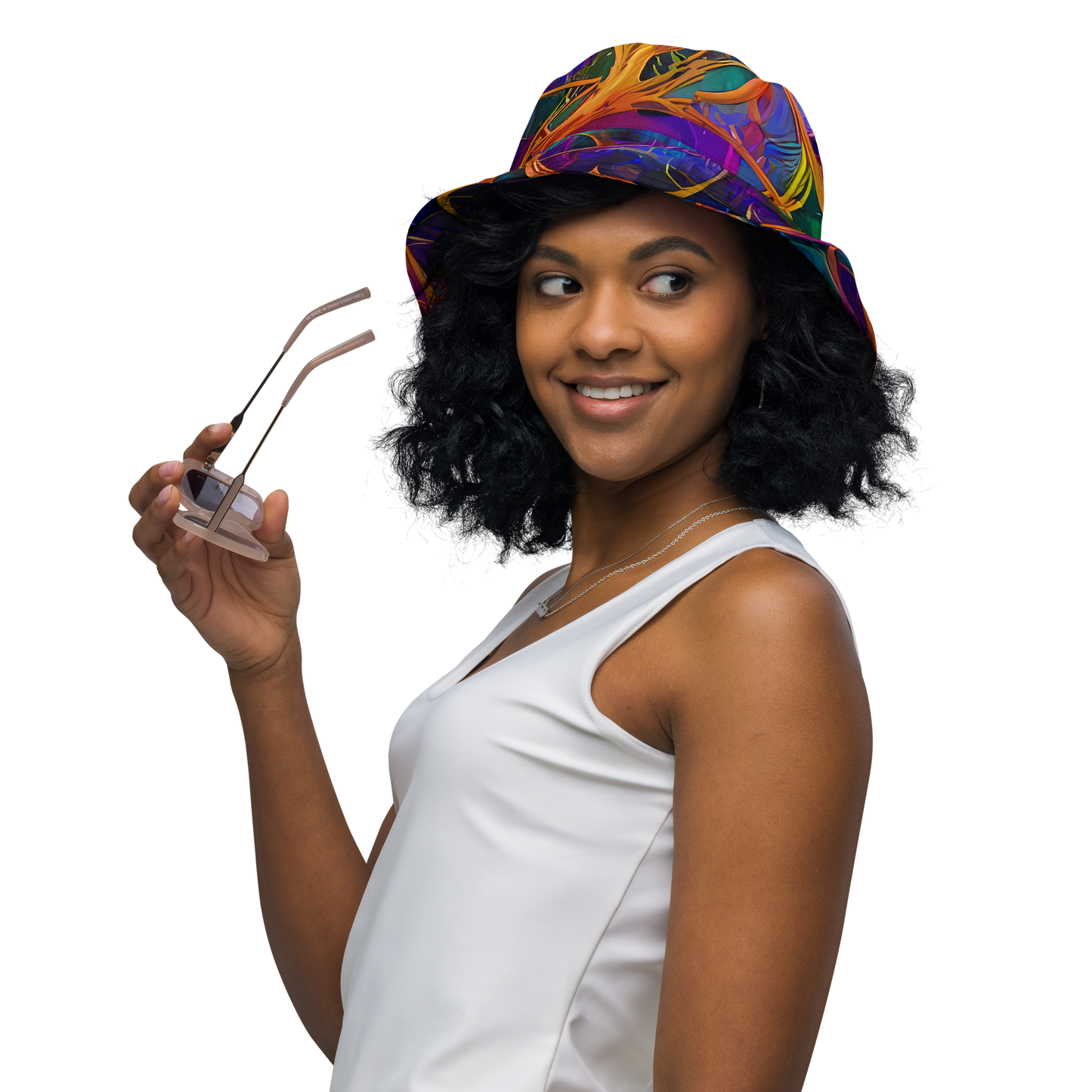 Reversible Bucket Hat - Spectral Weave