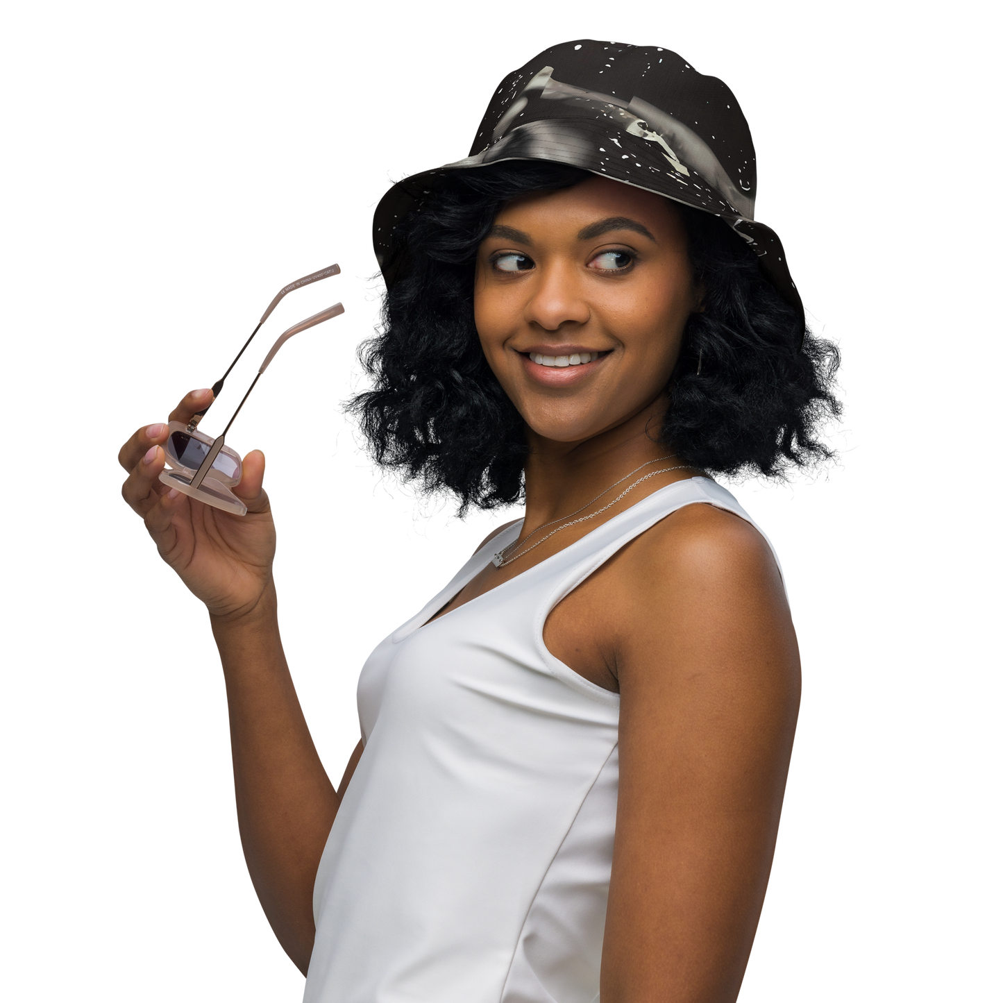 Reversible Bucket Hat - Newton's Silhouette