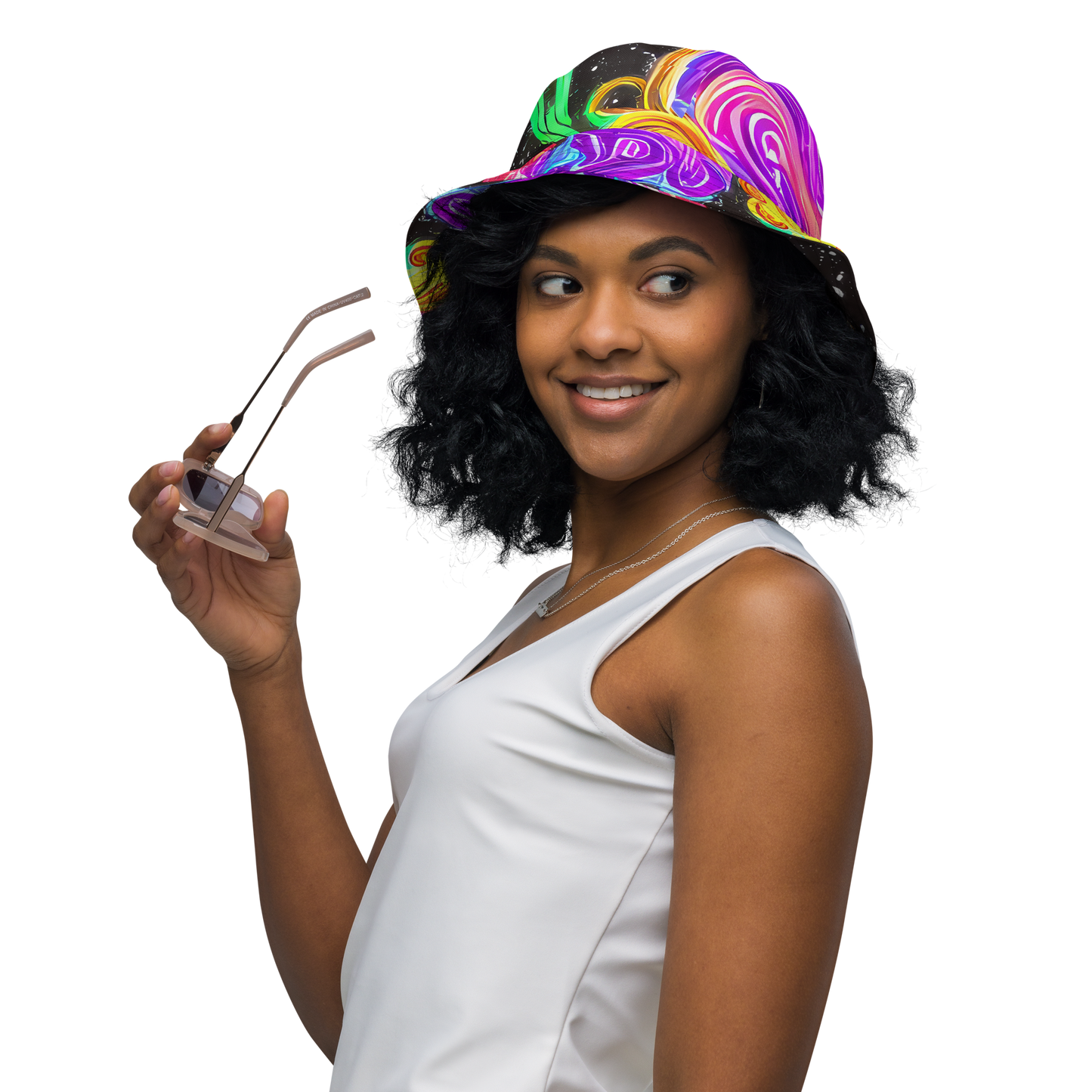 Reversible Bucket Hat - Yuan Whirls