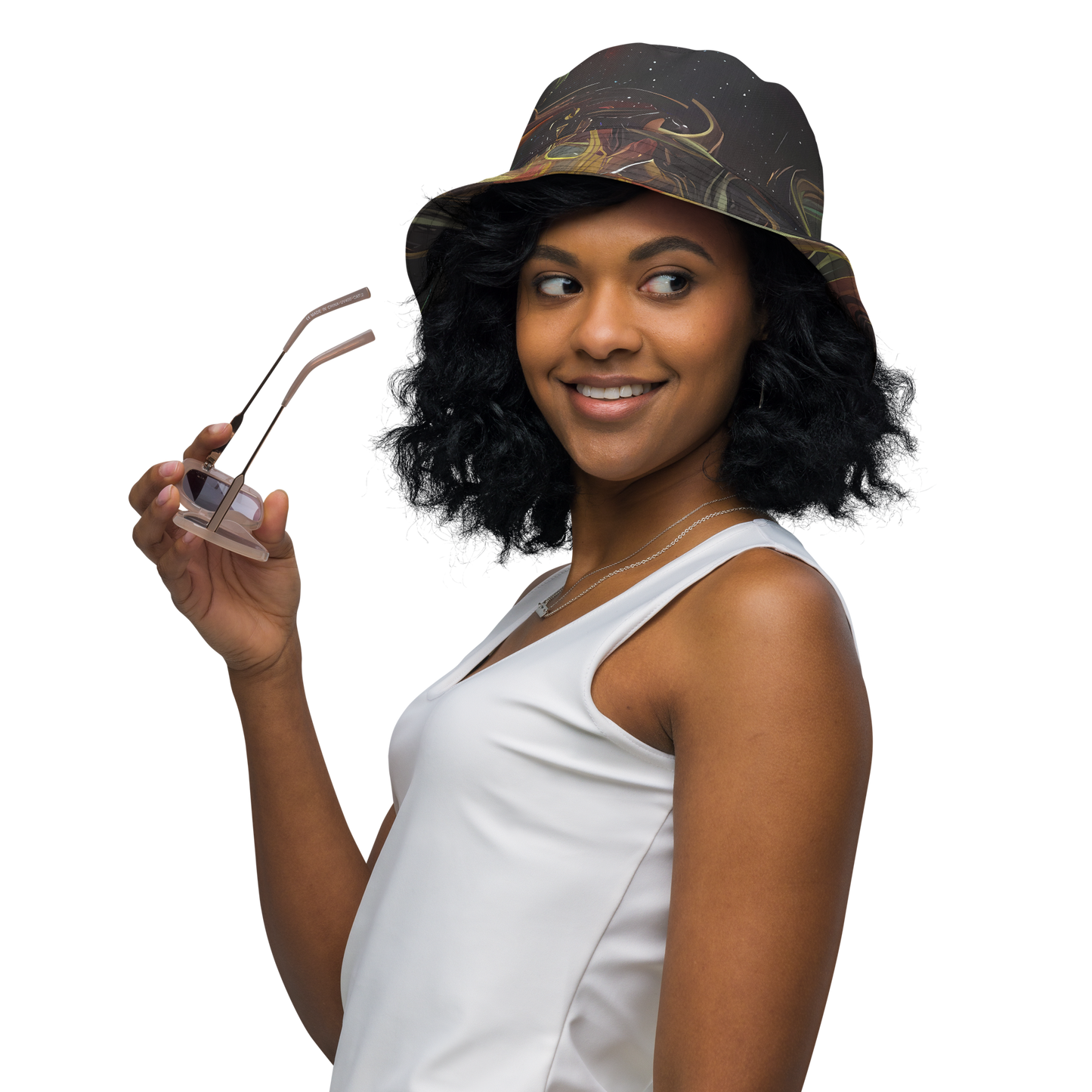 Reversible Bucket Hat - Galactic Swirl