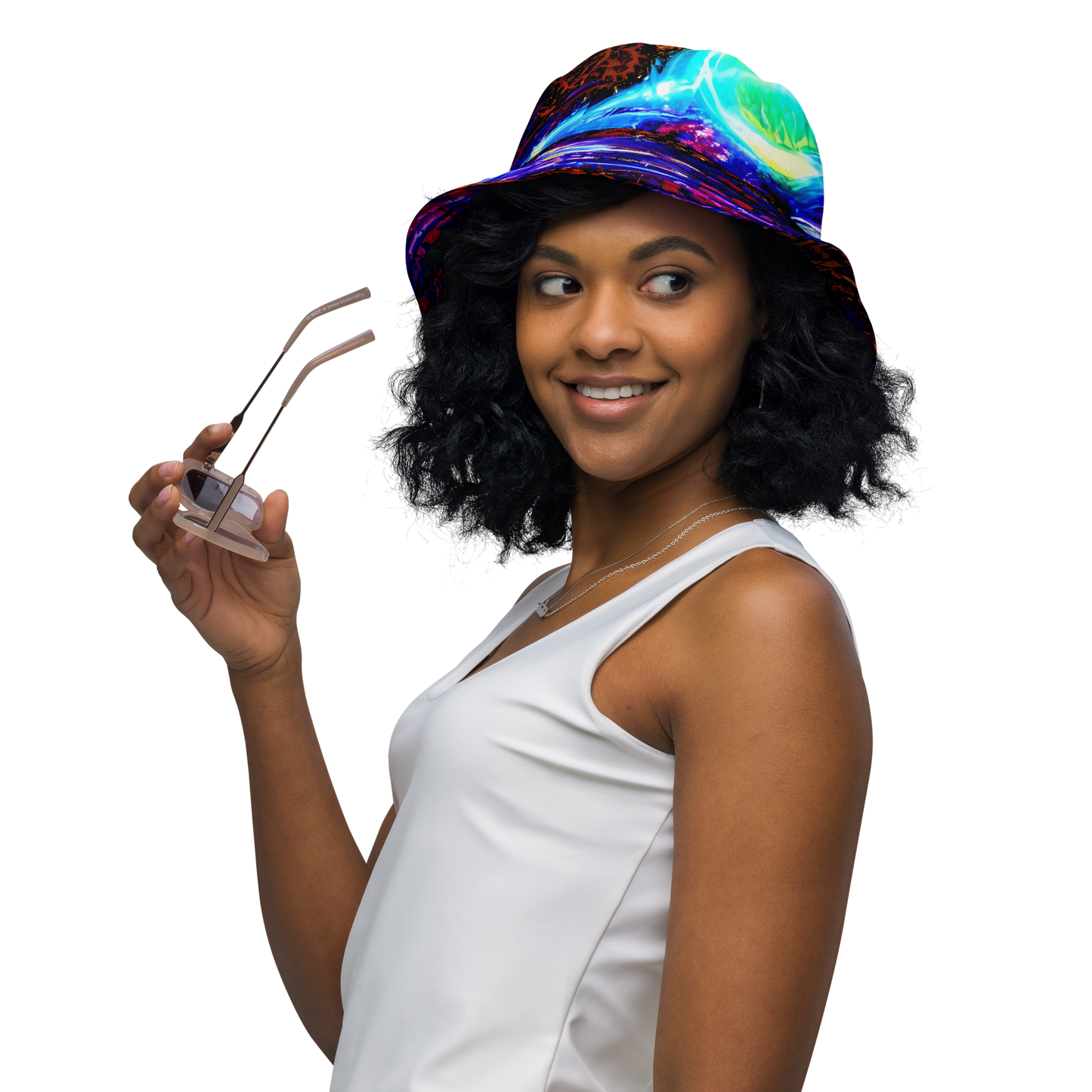 Reversible Bucket Hat - Neon Füssli