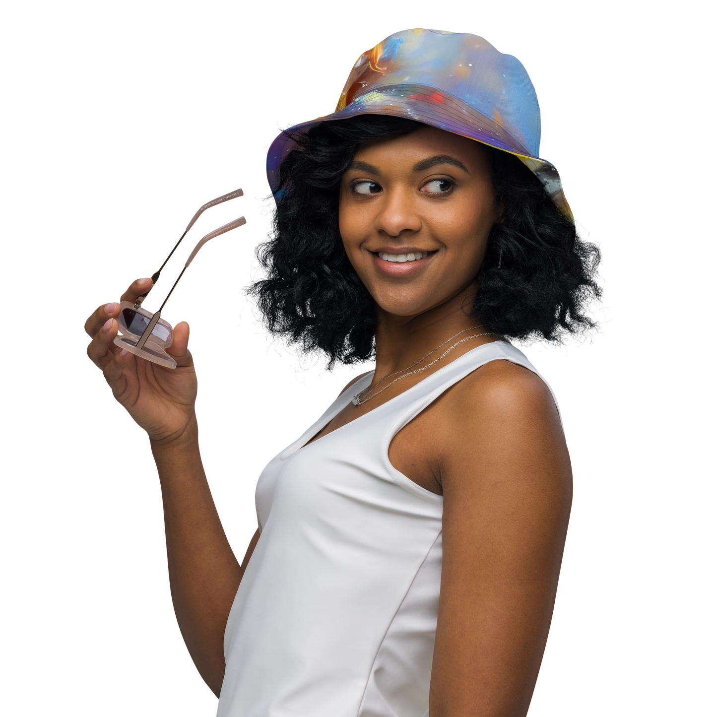 Reversible Bucket Hat - Impressionist Drift