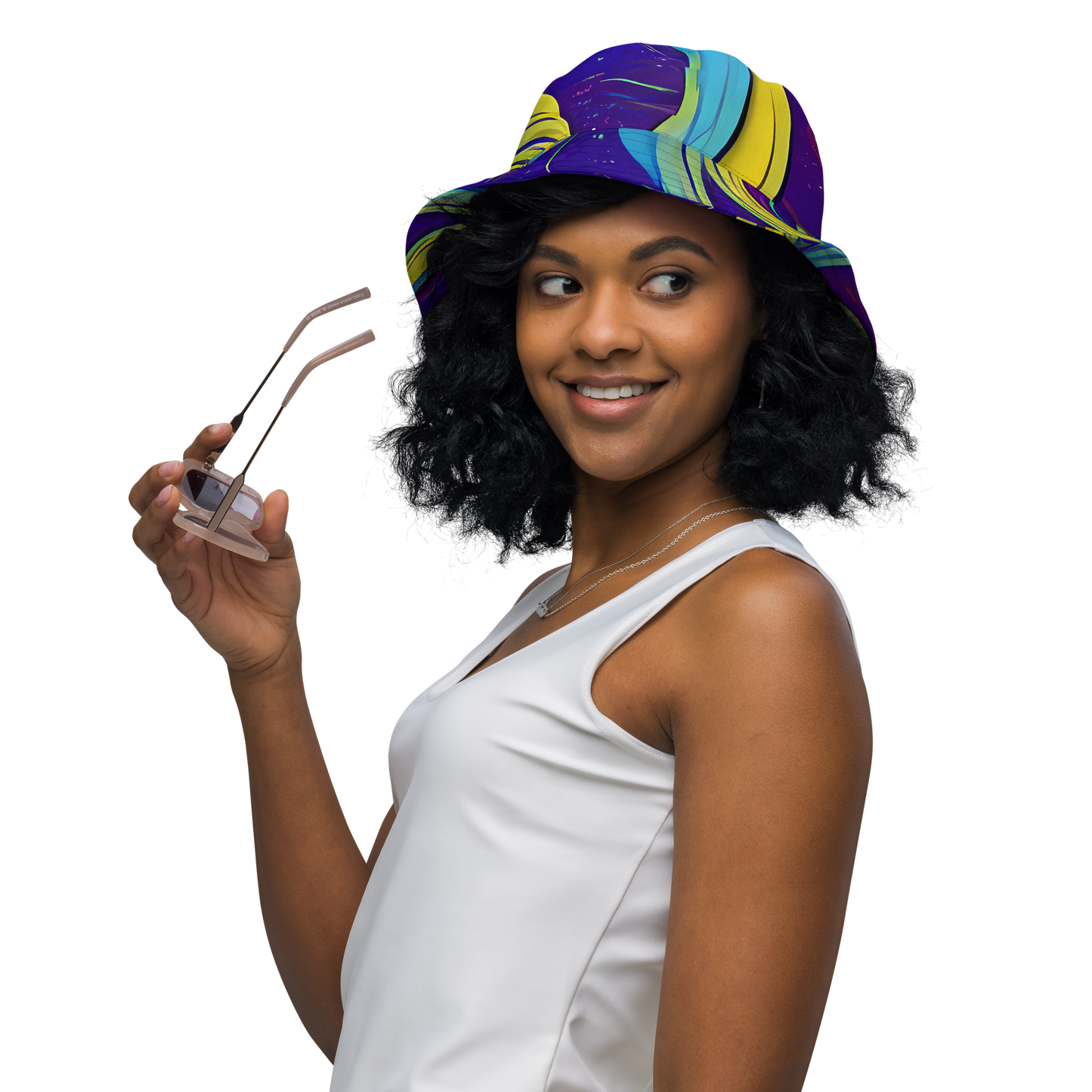 Reversible Bucket Hat - Stellar Swirls