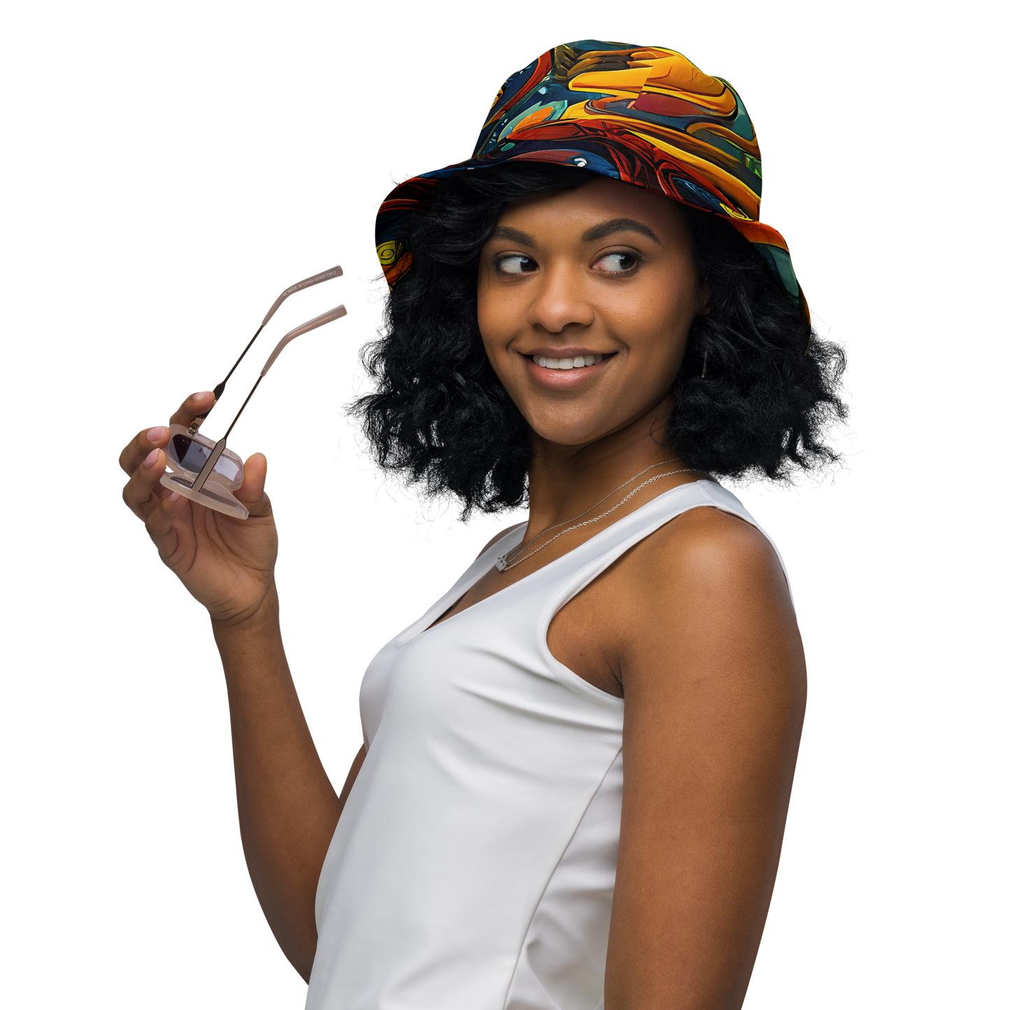 Reversible Bucket Hat - Duncanson Dream