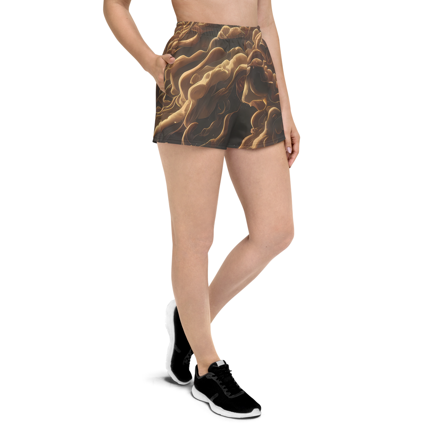 Women’s Athletic Shorts - Ether Tangle