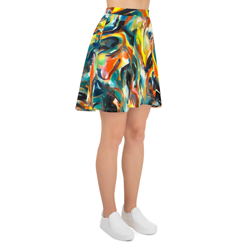 Skater Skirt - Chromatic Vortex
