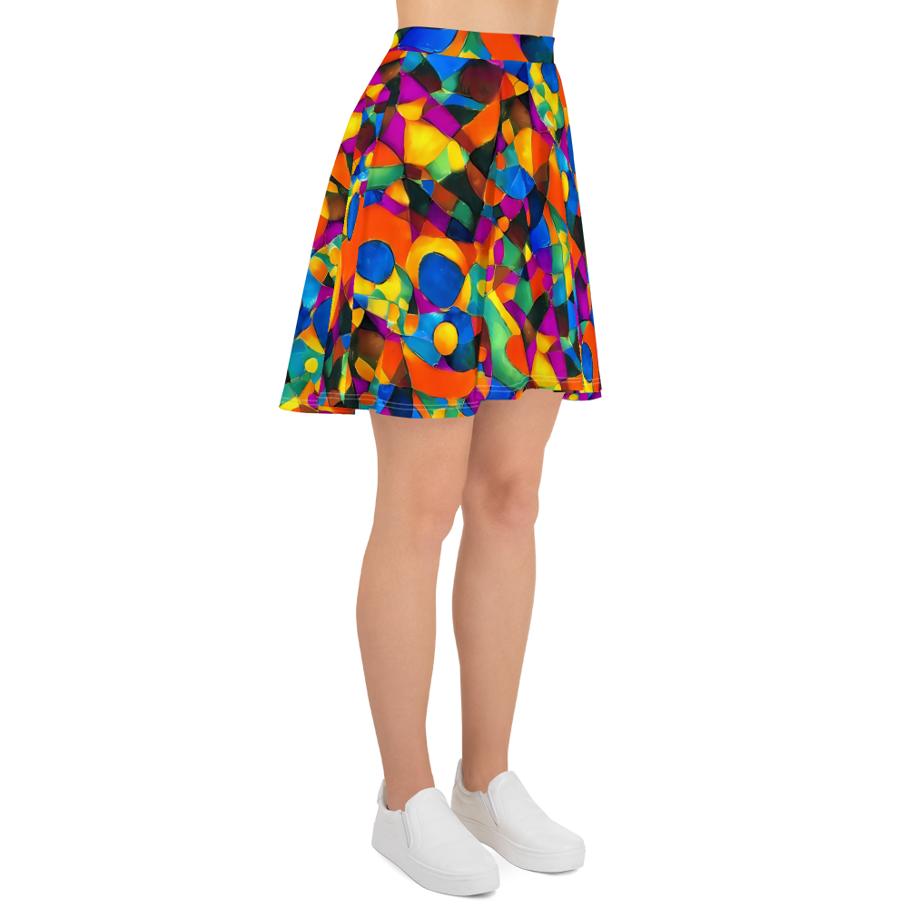 Skater Skirt - Galactic Jigsaw