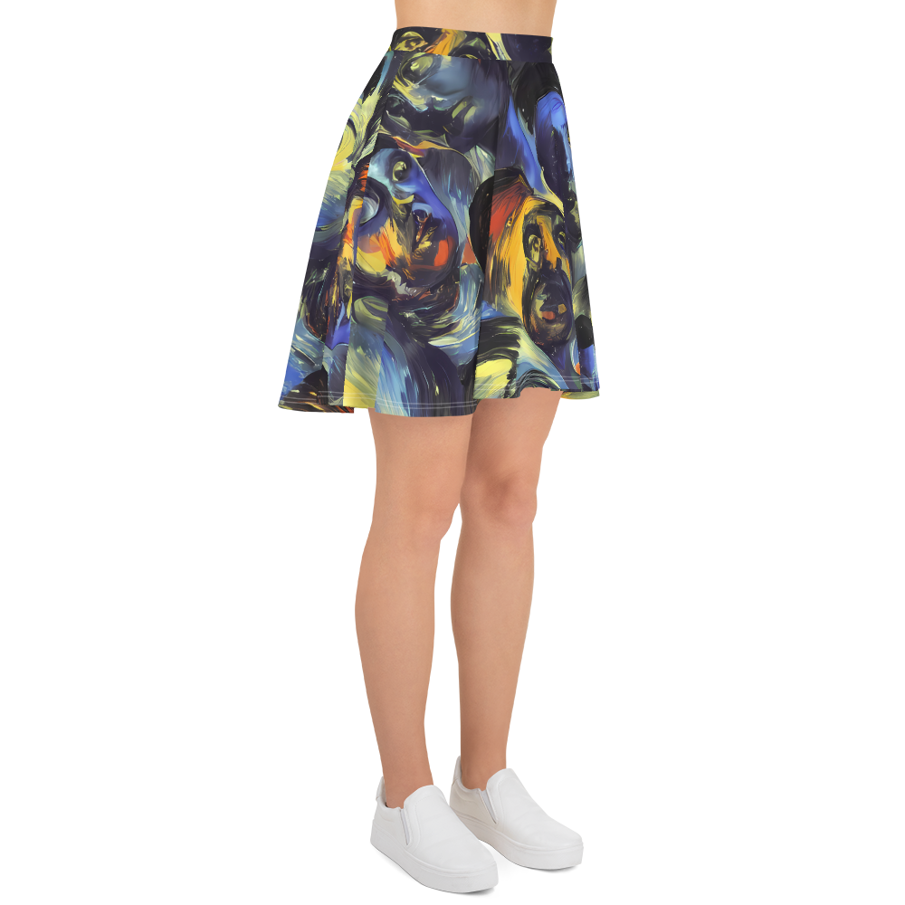 Skater Skirt - Cosmic Visages