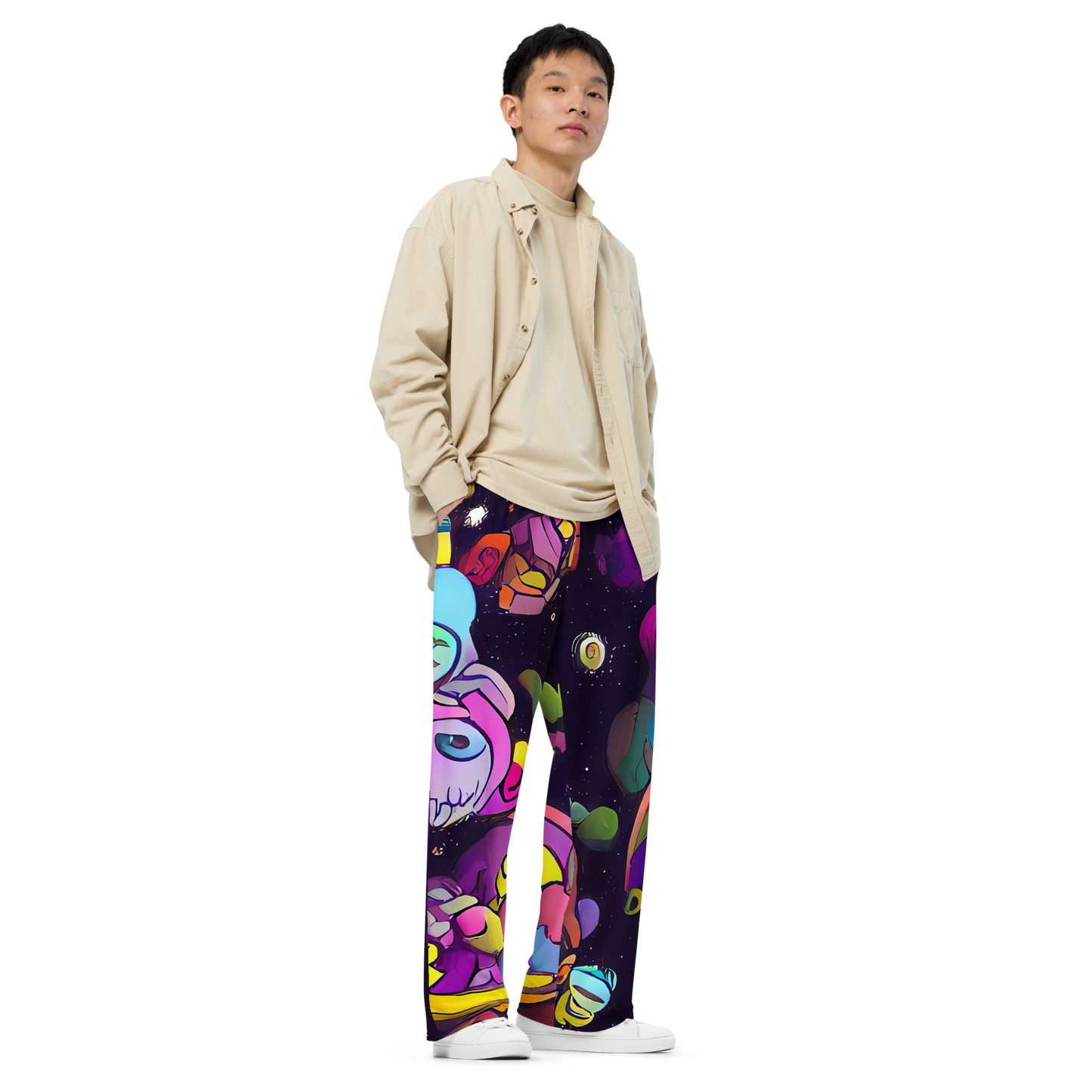 Wide-Leg Pants - Galactic Playground